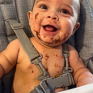 Preston joined the competition — help win amazing prizes! accessories, baby, belt, cream, cutlery, dessert, face, food, furniture, gun, happy, head, icecream, laughing, person, photography, portrait, spoon, strap, weapon