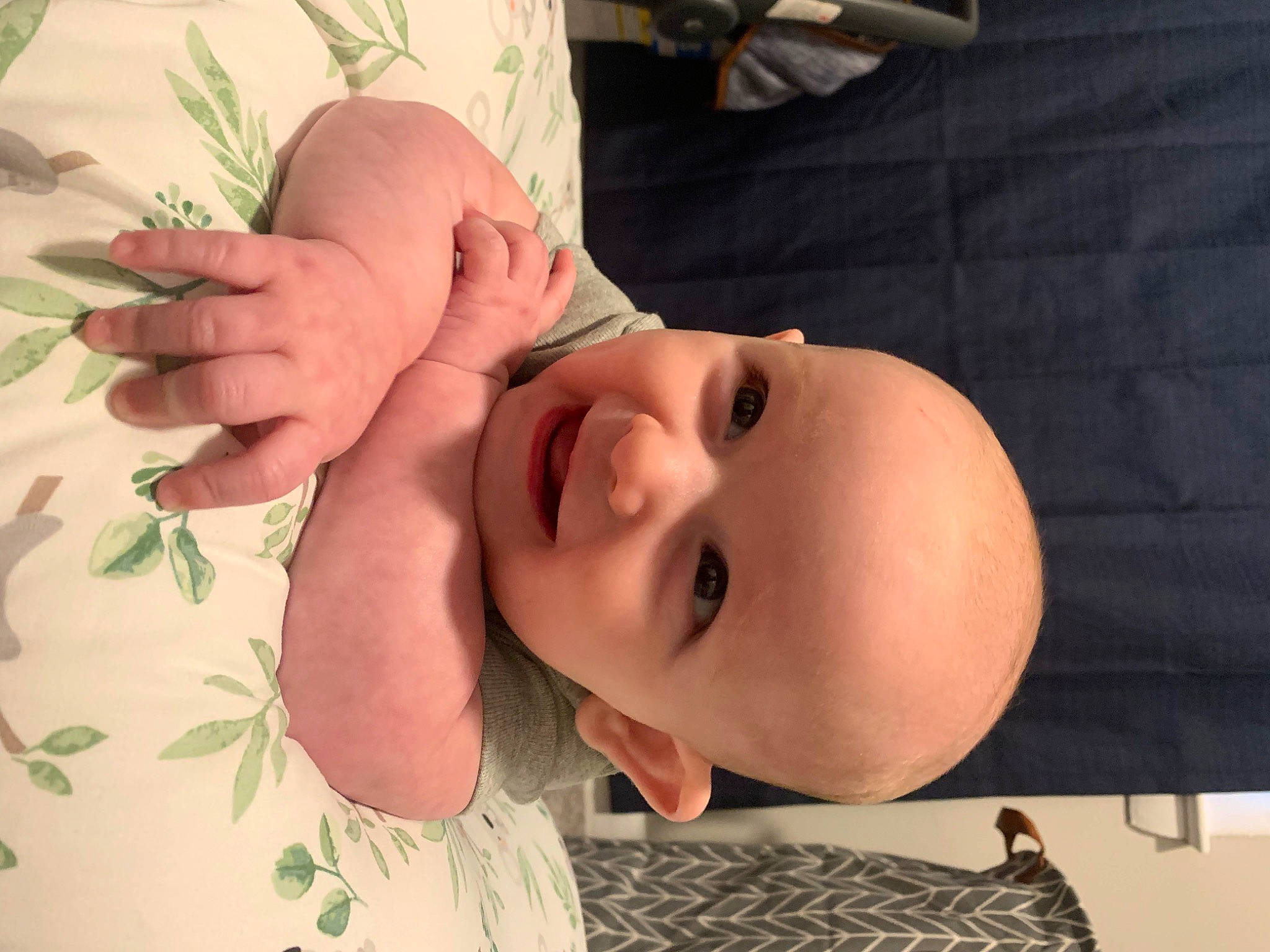 Jackson joined the competition — help win amazing prizes! baby, cheek, child, chin, comfort, eyebrow, eyelash, fun, gesture, happy, joy, linens, lip, mouth, nail, neck, nose, person, skin, smile
