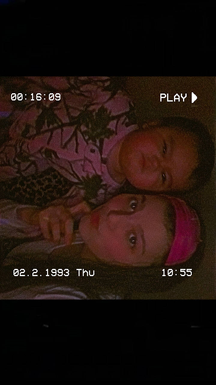 Leilani joined the competition — help win amazing prizes! advertising, brand, darkness, display_device, eyelash, fiction, flash_photography, flesh, font, graphic_design, happy, magenta, mouth, nose, person, photo_caption, under_exposed