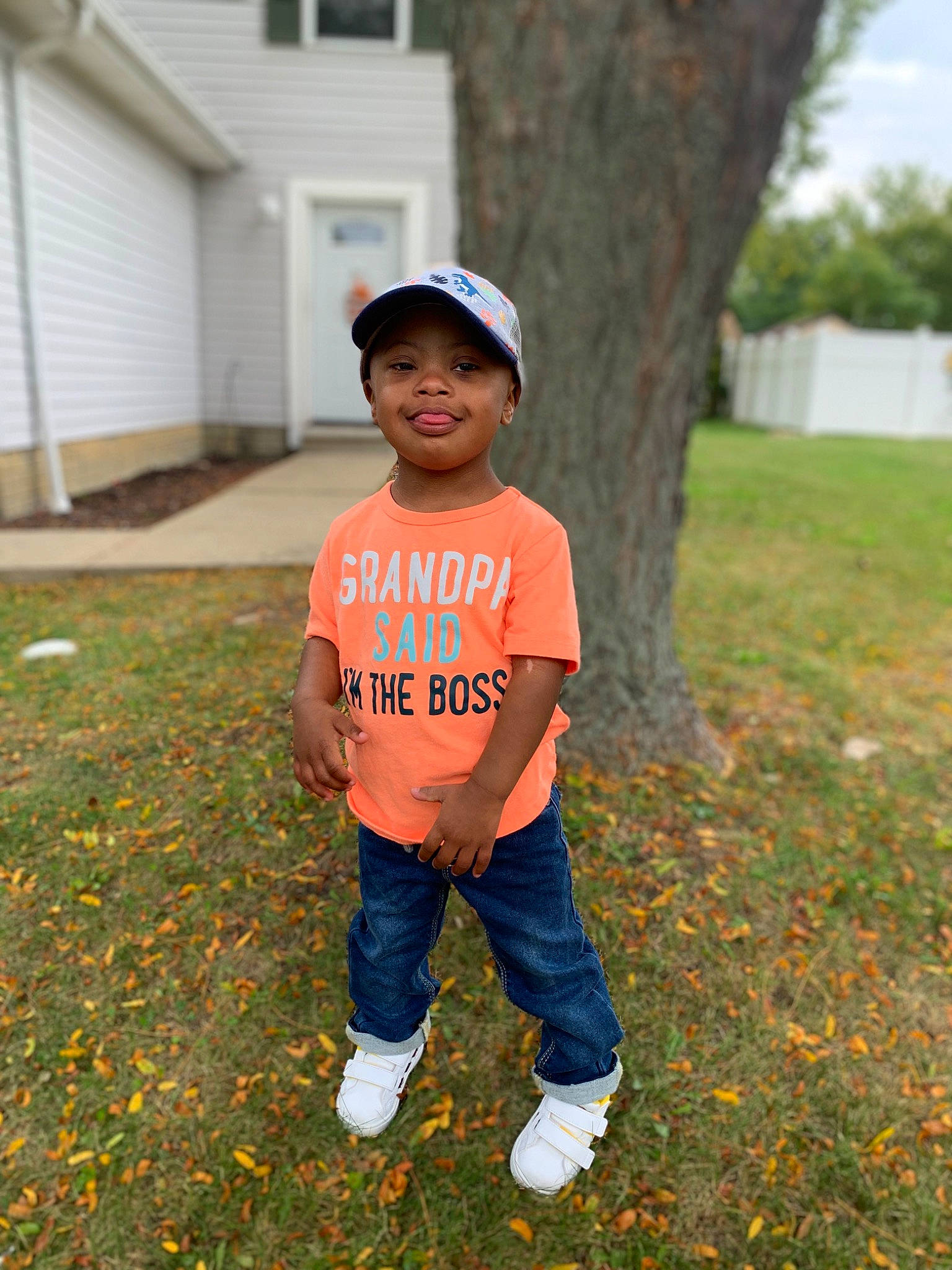 Jalil joined the competition — help win amazing prizes! baseball_cap, cap, child, denim, fun, grass, happy, hat, headwear, joy, landscape, leisure, people_in_nature, person, plant, play, recreation, smile, soil, sun_hat