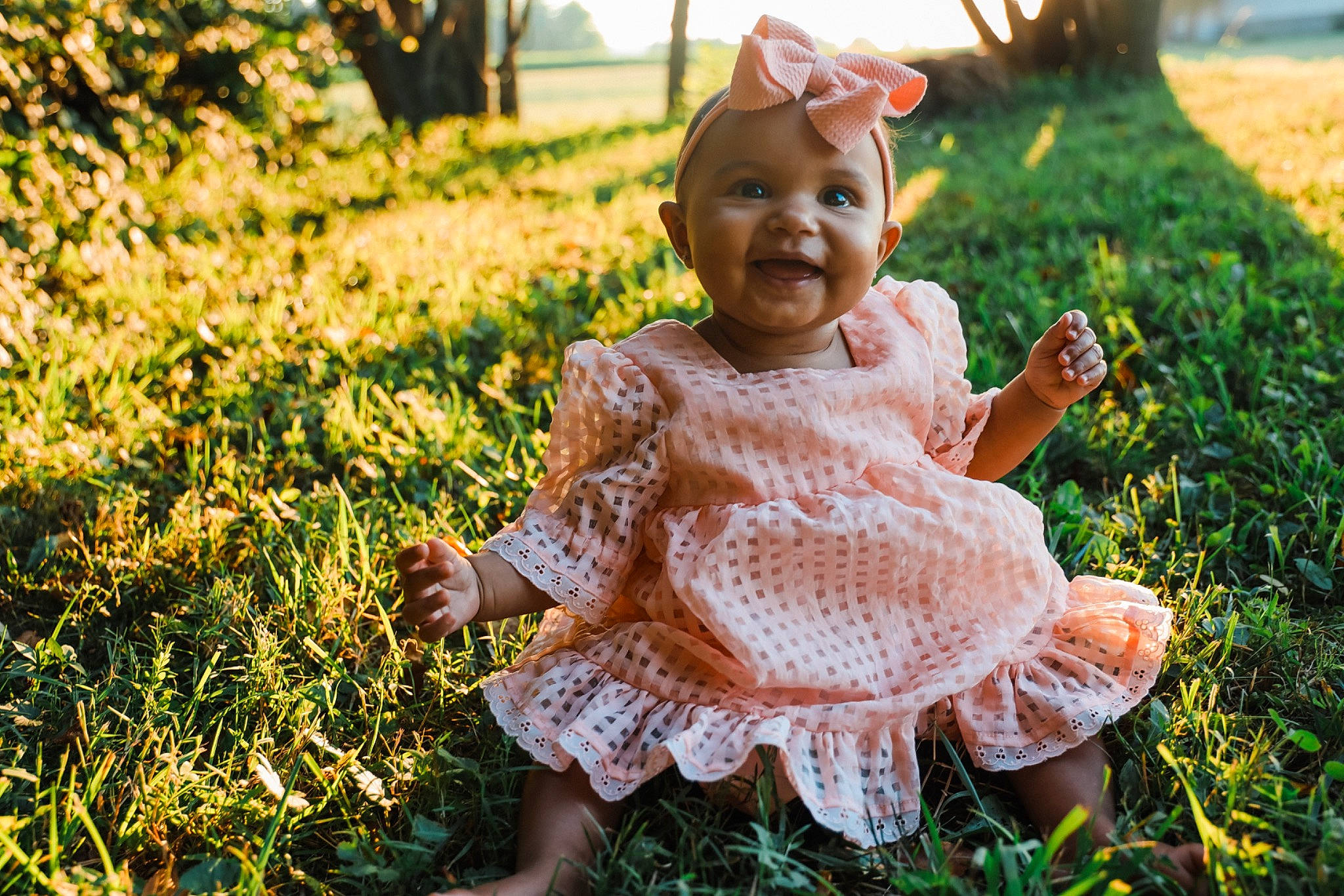 Evie joined the competition — help win amazing prizes! adaptation, baby, baby_toddler_clothing, child, fawn, finger, flash_photography, fun, grass, grass_family, grassland, happy, joy, leaf, people_in_nature, person, plant, skin, smile, sunlight
