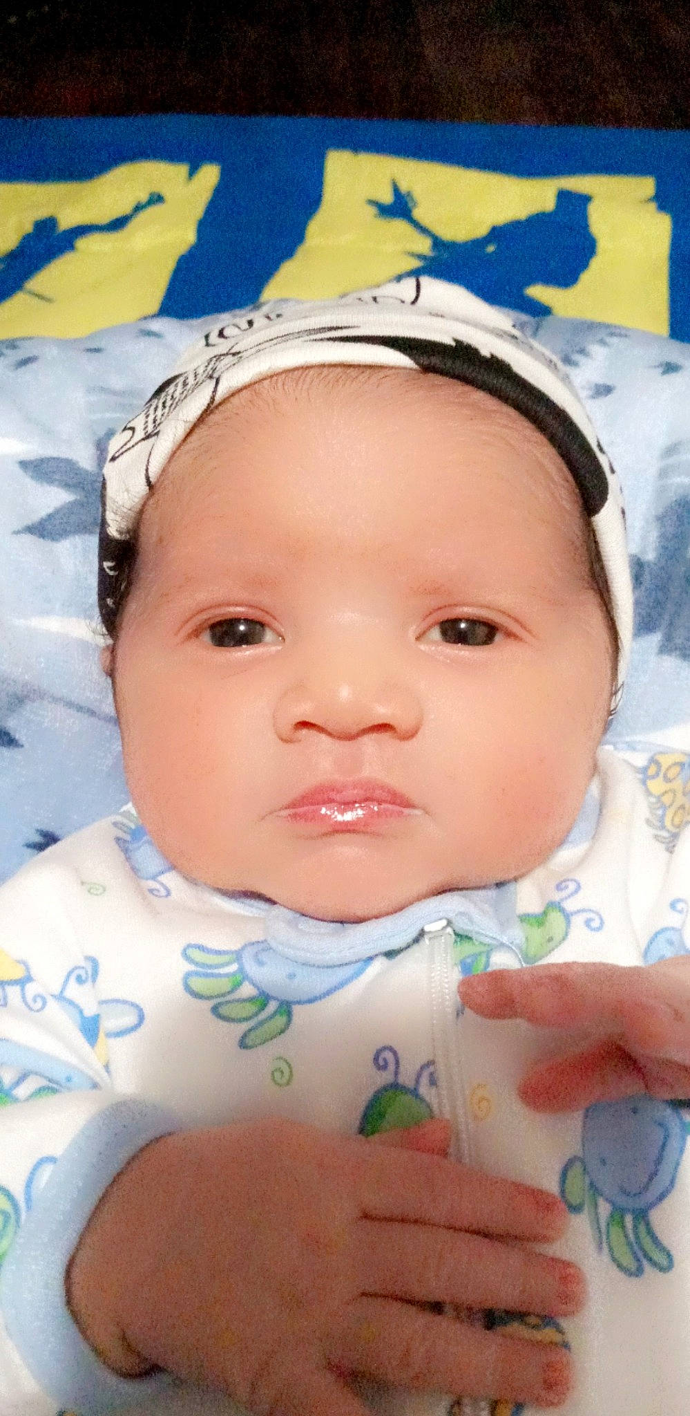 Bishop joined the competition — help win amazing prizes! baby, baby_toddler_clothing, cheek, chin, eye, eyebrow, eyelash, facial_expression, forehead, happy, headgear, headwear, human, iris, lip, mouth, nose, person, pink, skin