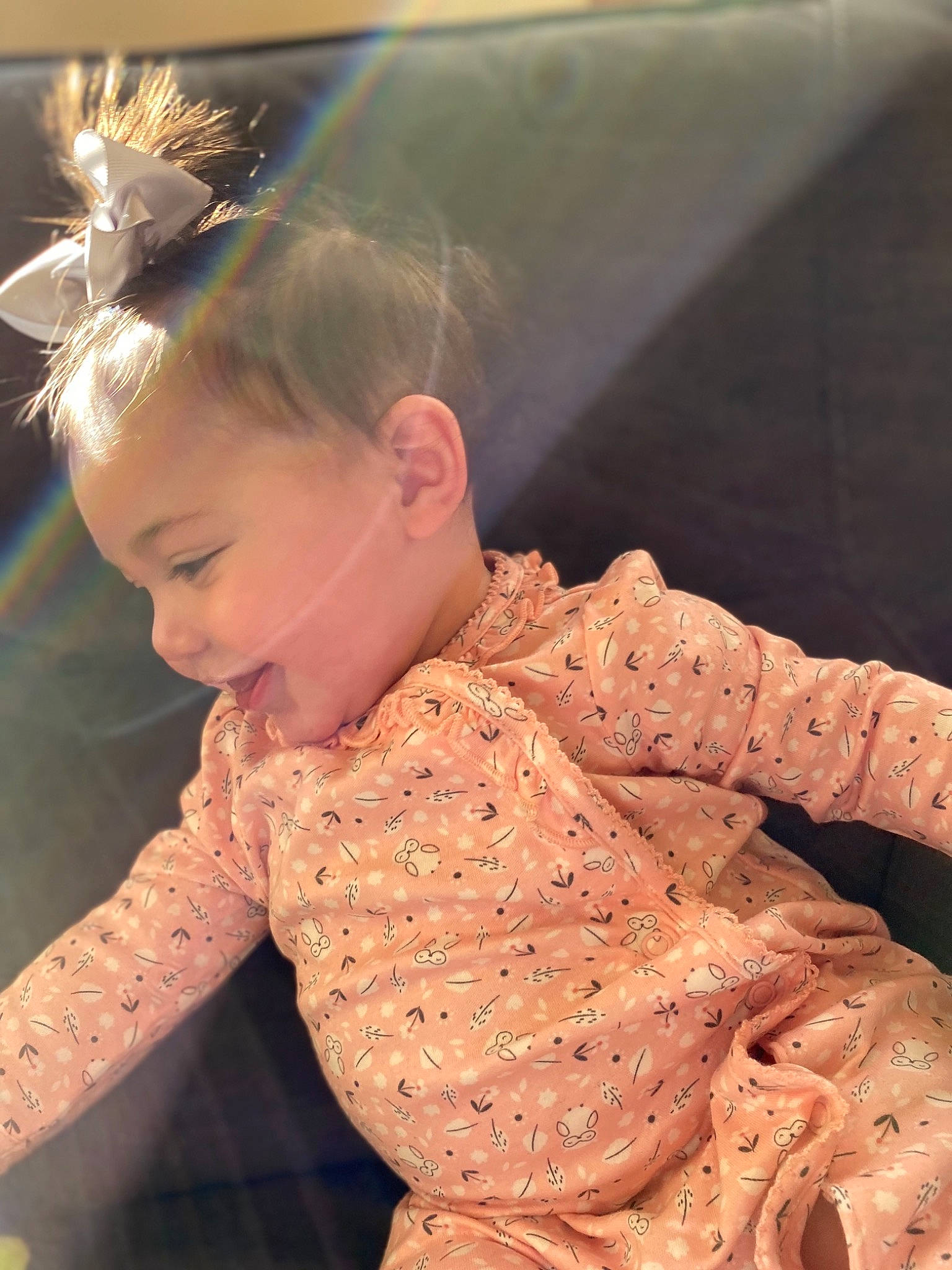 Kira is registered to the contest to win money with this photo: baby, blond, child, child_model, ear, hair, hairstyle, long_hair, neck, person, pink, skin, toddler