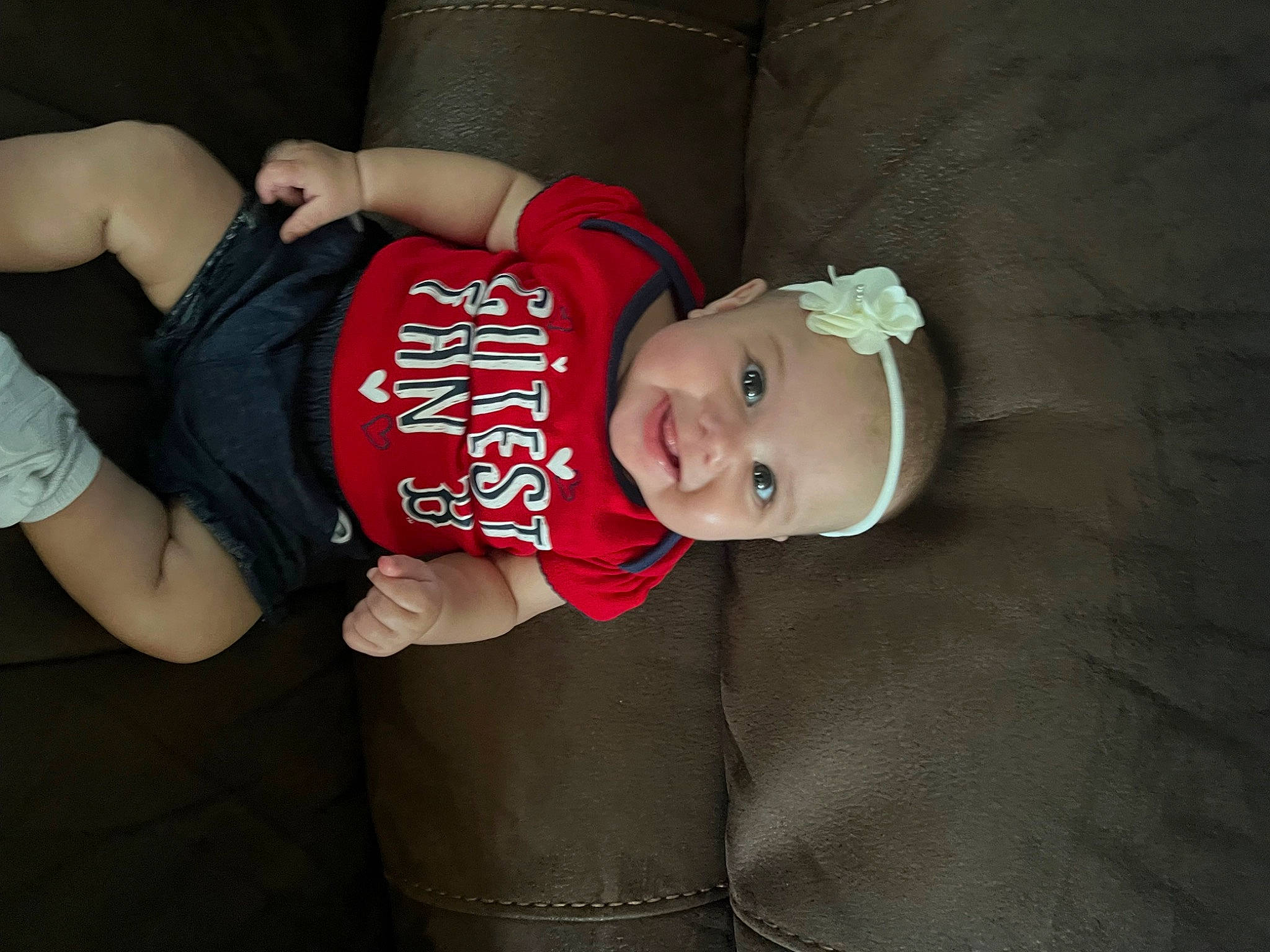 Mazie joined the competition — help win amazing prizes! abdomen, baby, baby_toddler_clothing, child, comfort, elbow, flash_photography, happy, hat, headwear, human_body, human_leg, joy, knee, person, plant, sitting, sleeve, smile, thigh