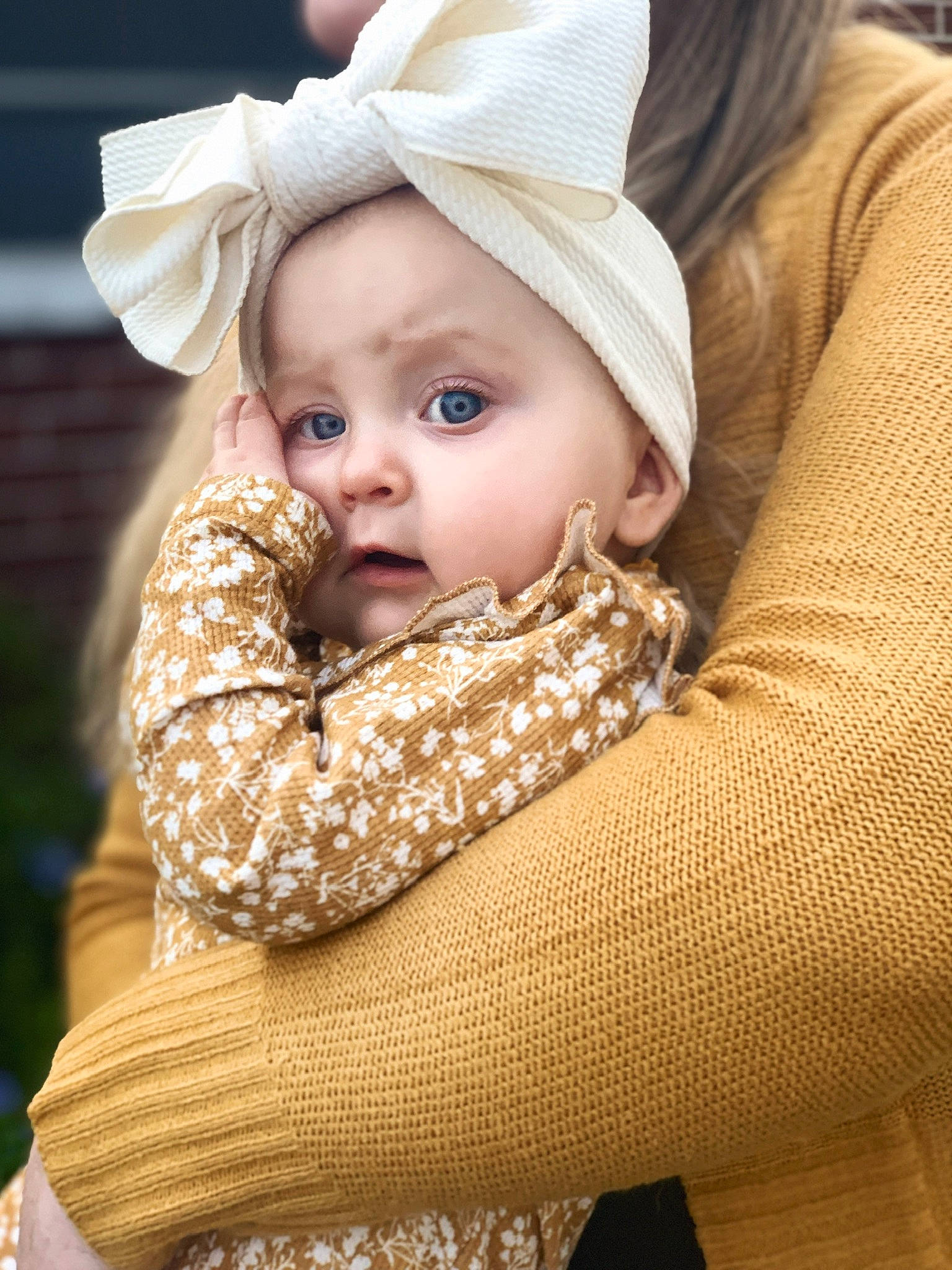 Novaleigh Grace joined the competition — help win amazing prizes! baby, baby_products, baby_toddler_clothing, cap, cheek, child, comfort, eye, face, fashion_accessory, grass, happy, hat, headgear, lip, person, skin, sleeve, sun_hat, toddler