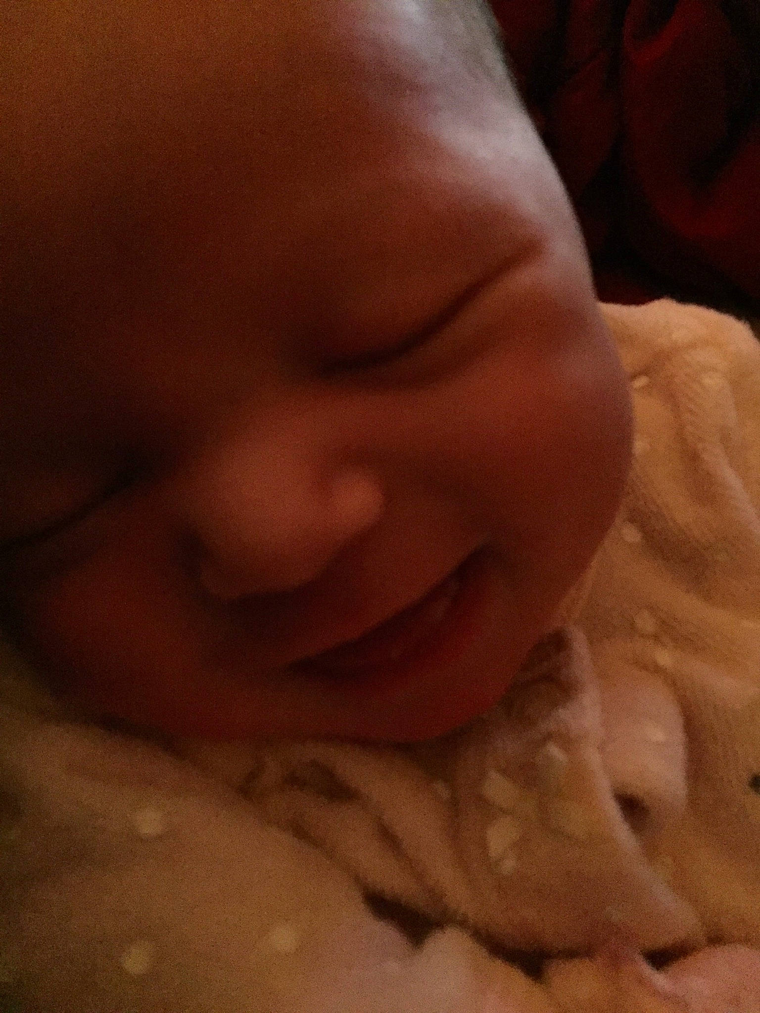 Bayley joined the competition — help win amazing prizes! bedtime, cheek, child, chin, close_up, ear, eye, face, finger, forehead, hand, head, infant, joy, lip, mouth, nose, person, skin, sleep