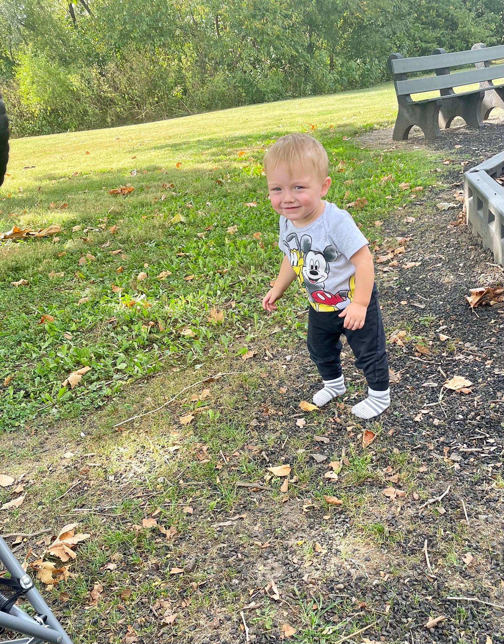 Marvin joined the competition — help win amazing prizes! bench, garden, gardening, grass, grassland, groundcover, joy, landscape, landscaping, lawn, outdoor_bench, outdoor_furniture, people_in_nature, person, plant, play, recreation, shorts, shrub, soil