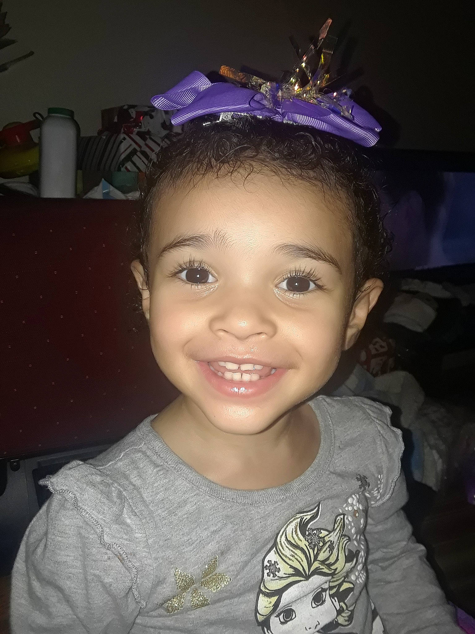Jayliana joined the competition — help win amazing prizes! cheek, child, eyebrow, face, fashion_accessory, forehead, hair, hair_accessory, hairstyle, head, headgear, headpiece, joy, person, smile, tiara, toddler