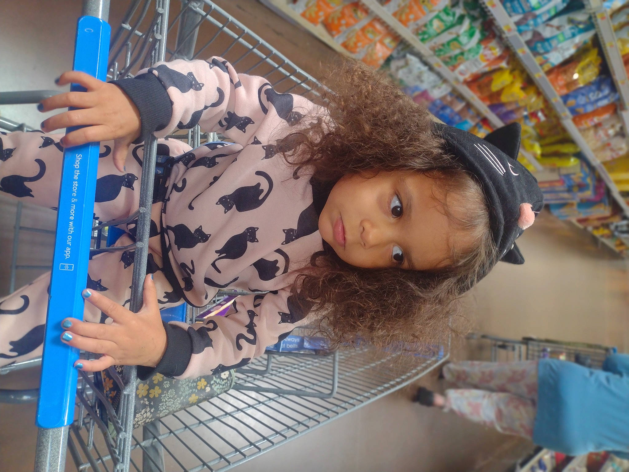 Adalyn joined the competition — help win amazing prizes! audio_equipment, child, convenience_store, customer, elbow, electric_blue, electrical_wiring, engineering, fun, leisure, microphone_stand, person, product, retail, room, shelf, t_shirt, wire, wrist