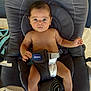baby, baby_seat, bare_chest, car_seat, chicco, child, comfort, diaper, expressionless, face, foot, furniture, hand, indoor, infant, looking_at_camera, person, seat_belt, skin, soft_texture