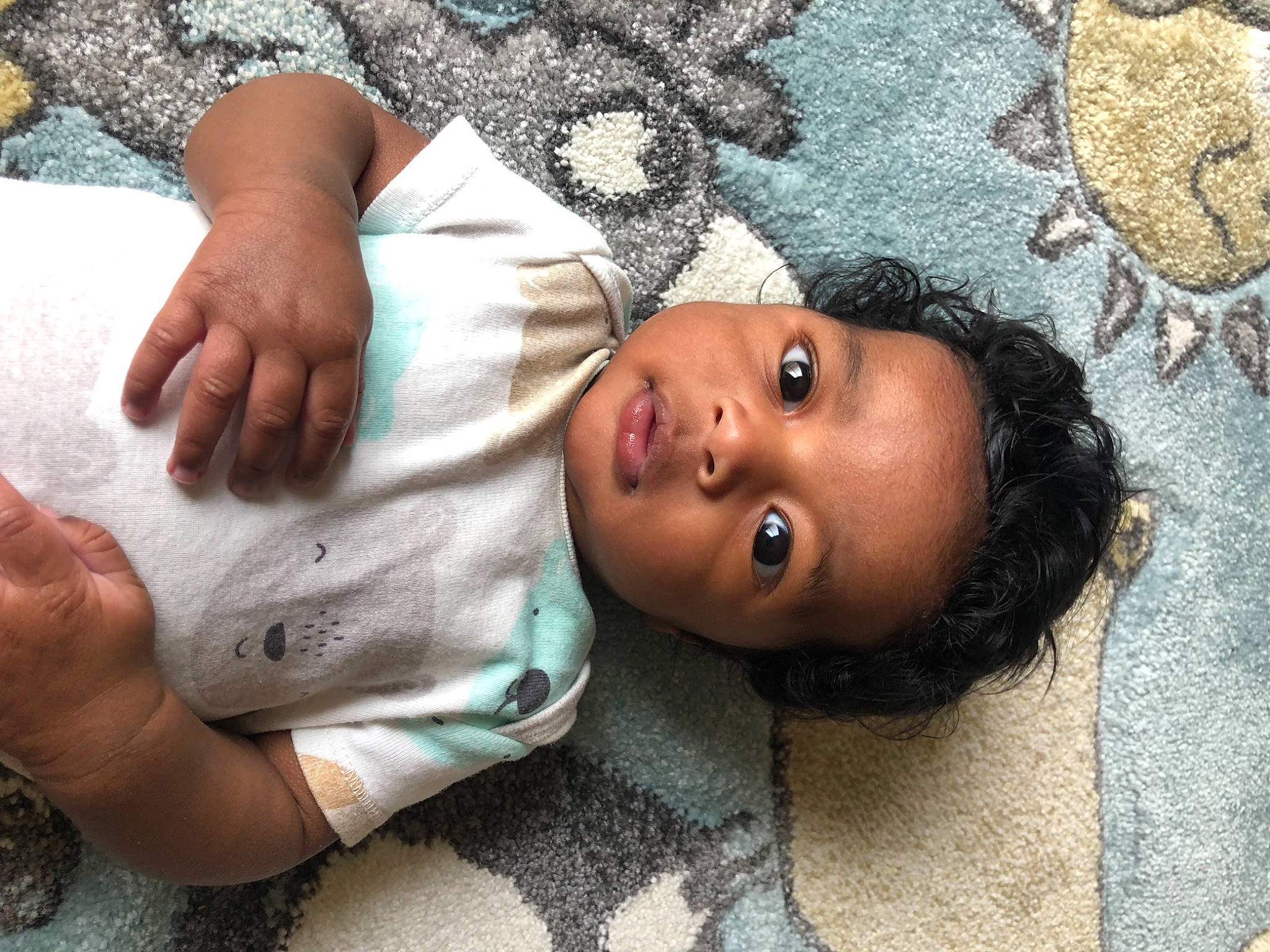 Jasai joined the competition — help win amazing prizes! adaptation, baby, barefoot, chest, child, eye, face, finger, gesture, grass, hand, happy, head, human_body, mouth, nose, person, skin, thumb, toddler