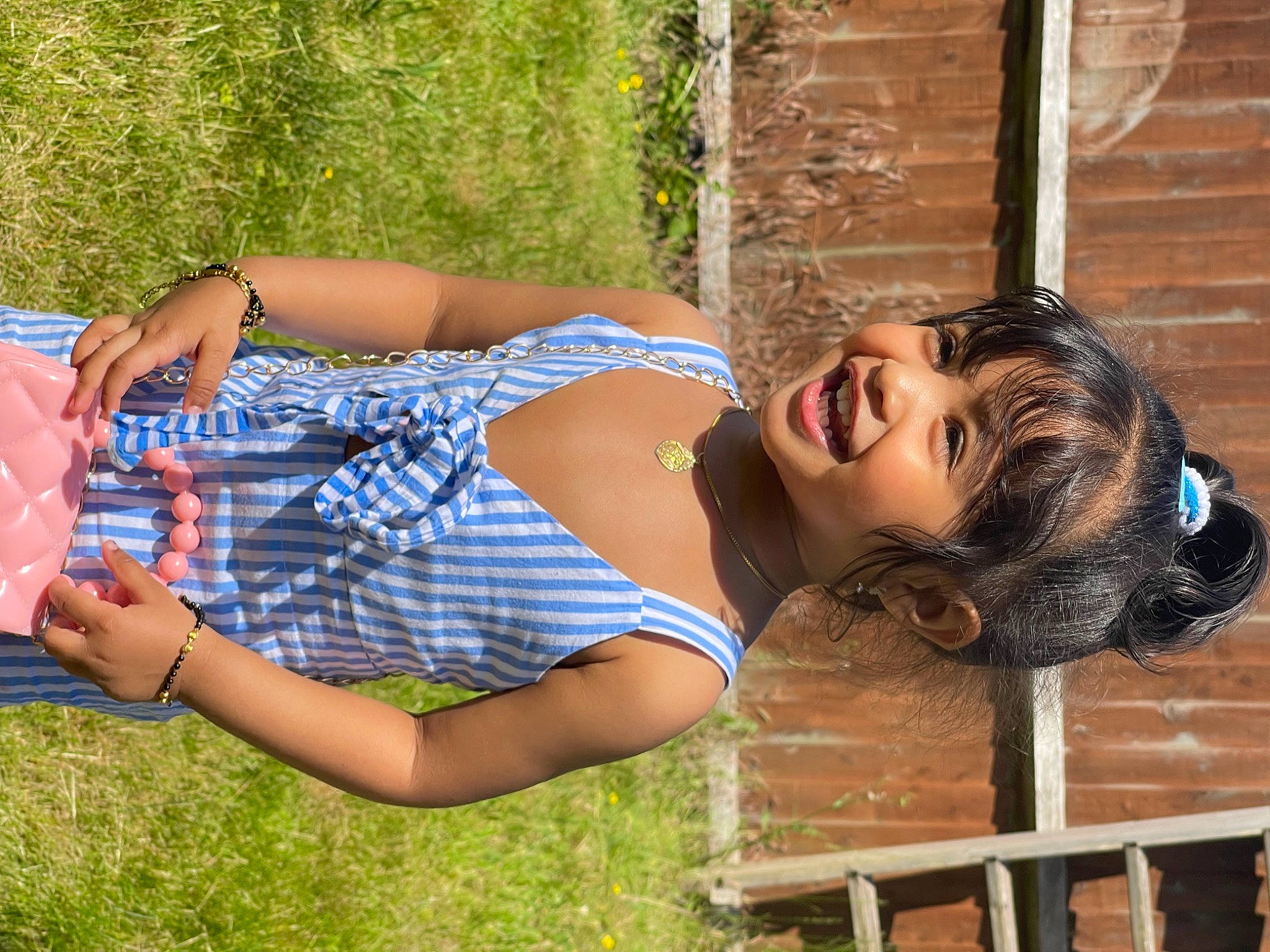 Iniya is registered to the contest to win money with this photo: abdomen, beauty, black_hair, electric_blue, flash_photography, grass, happy, human_leg, joint, leisure, long_hair, people_in_nature, person, plant, shoulder, smile, summer, thigh, trunk, waist