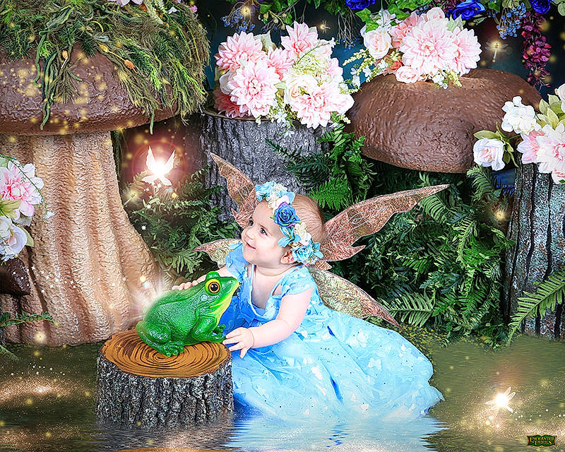 Kennedy joined the competition — help win amazing prizes! botany, doll, event, fictional_character, floral_design, flower, flower_arranging, garden, grass, happy, hat, headwear, joy, lawn_ornament, nature, people_in_nature, person, petal, pink, plant