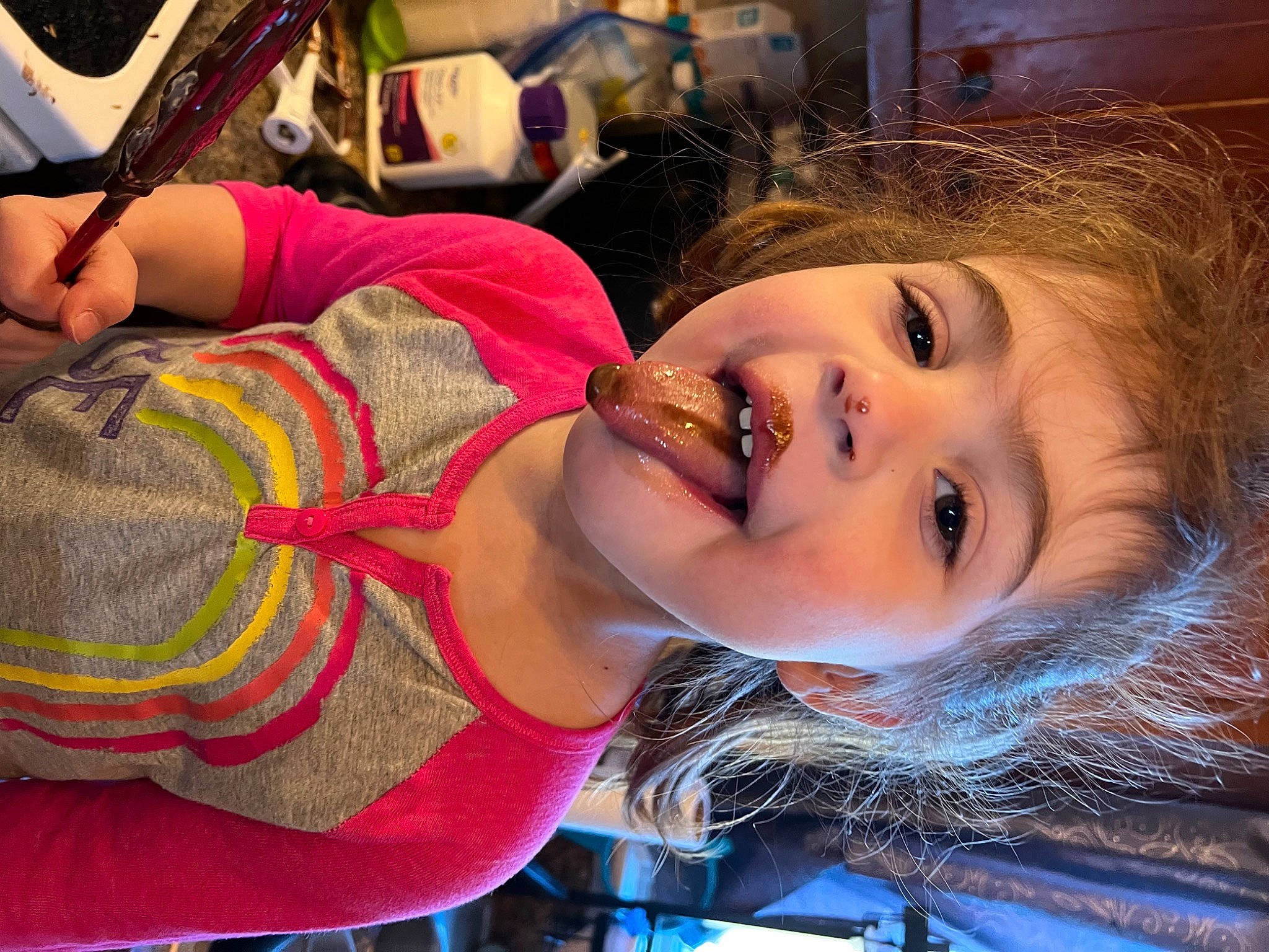 Addison joined the competition — help win amazing prizes! brown_hair, child, cool, electric_blue, eyebrow, eyelash, flash_photography, fun, happy, iris, jaw, lip, long_hair, mouth, neck, nose, person, skin, smile, toddler