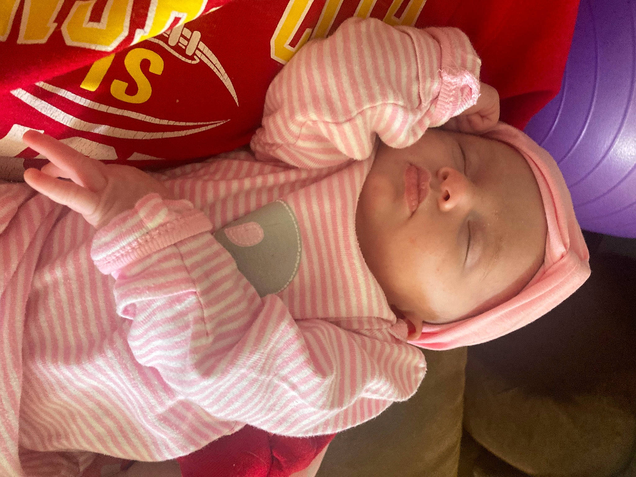 Olivia Rae joined the competition — help win amazing prizes! baby, baby_products, baby_toddler_clothing, cheek, child, comfort, finger, fun, hand, happy, hat, headgear, helmet, human_body, mouth, nose, person, pink, skin, smile