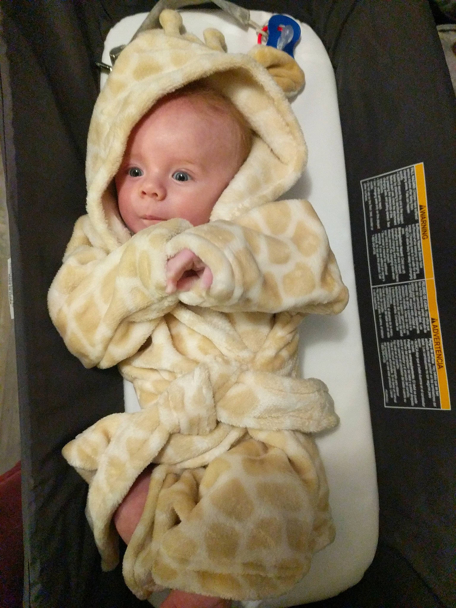 Malachi joined the competition — help win amazing prizes! baby, baby_products, baby_safety, baby_sleeping, baby_toddler_clothing, cheek, child, comfort, eye, linens, peach, person, portrait_photography, room, sitting, toddler, wood