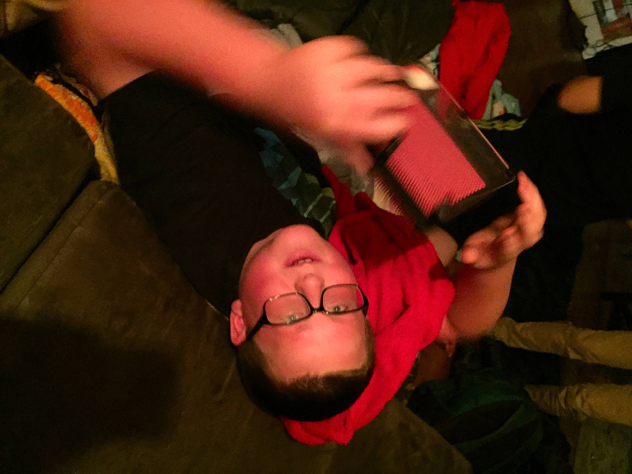 Easton is registered to the contest to win money with this photo: abdomen, chest, elbow, event, eyewear, finger, flash_photography, fun, gesture, human_leg, jaw, lip, mouth, nail, orange, sunglasses, thigh, thumb, trunk, wrist