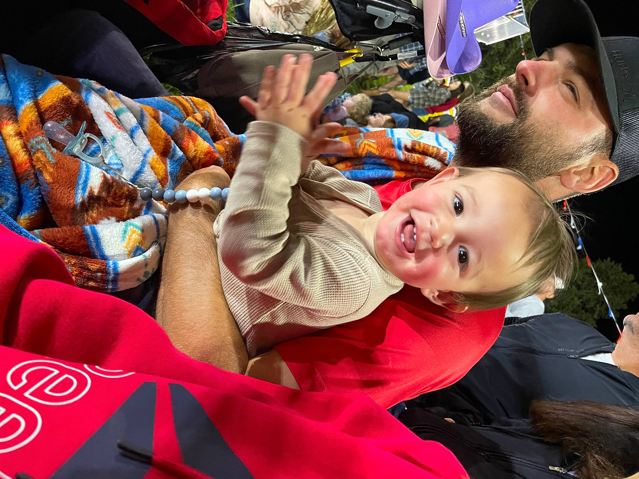 Dawson joined the competition — help win amazing prizes! child, event, eyewear, fun, happy, headwear, joy, laugh, leisure, luxury_vehicle, person, public_event, recreation, sitting, smile, toddler, tradition, vacation