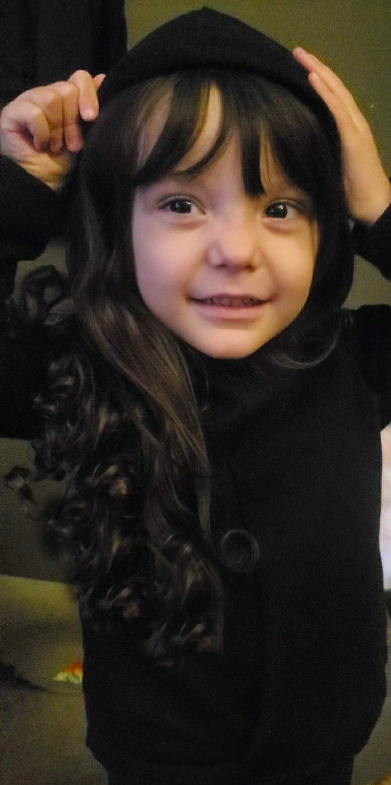 Mykalee joined the competition — help win amazing prizes! bangs, beauty, black_hair, brown_hair, cheek, child, child_model, chin, face, forehead, gesture, hair, hairstyle, head, joy, long_hair, nose, person, photography, smile