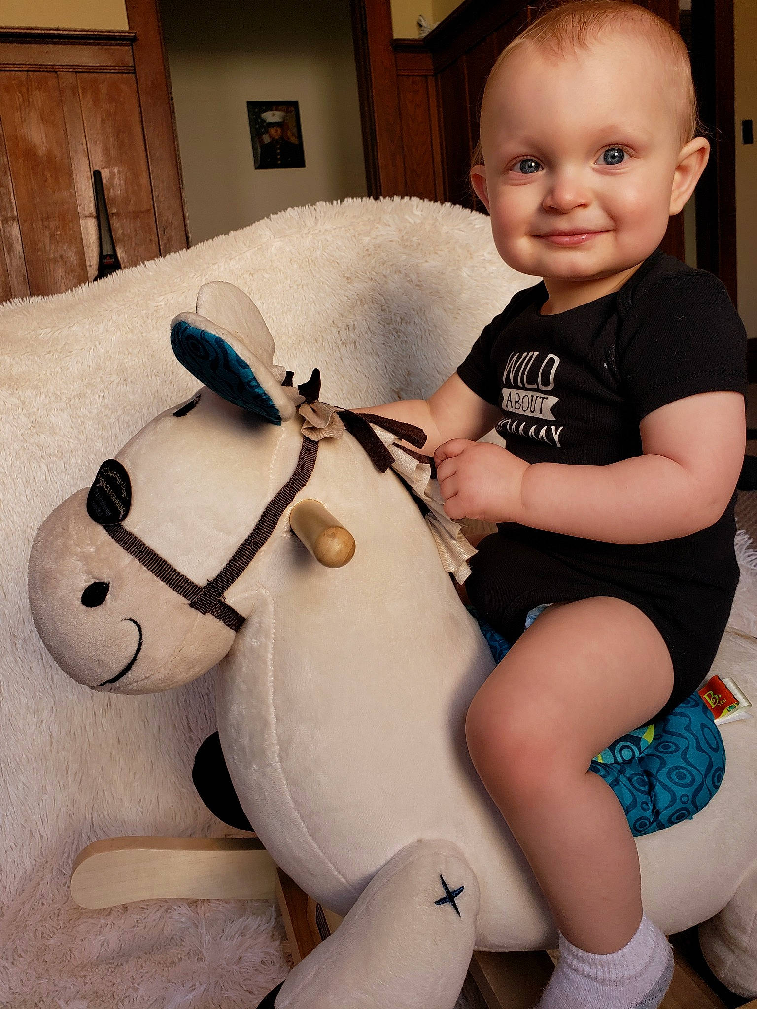 Konner joined the competition — help win amazing prizes! baby, cheek, child, ear, fictional_character, head, joy, person, plush, skin, smile, stuffed_toy, toddler, toy, vacation