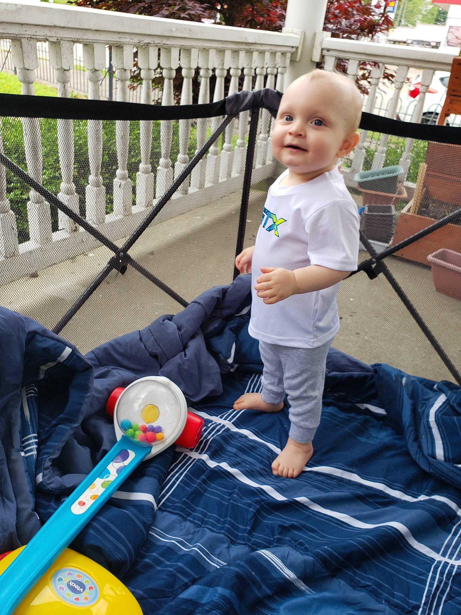 Konner is registered to the contest to win money with this photo: baby, child, person, play, toddler, vacation