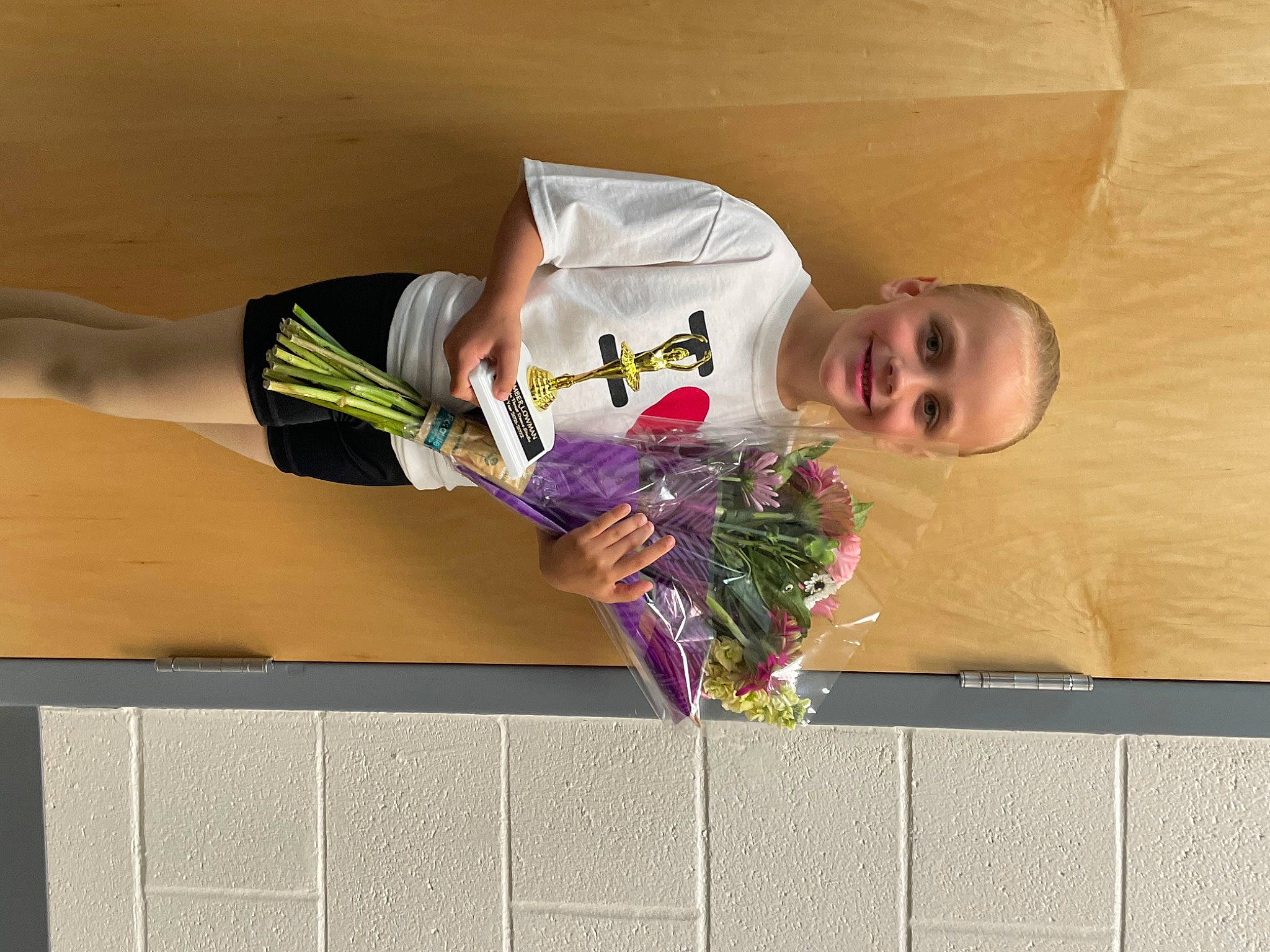 Ember joined the competition — help win amazing prizes! child, fashion_design, flooring, fun, happy, human_leg, joy, magenta, person, plant, room, smile, thigh, toddler, wood, wrist