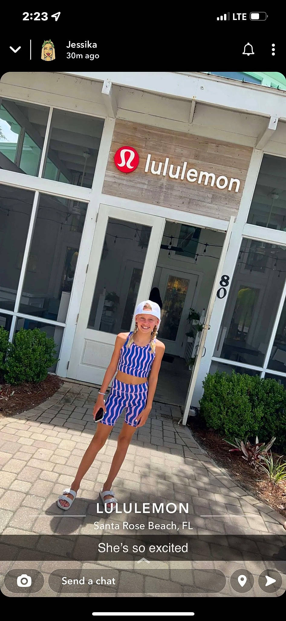 Autumn joined the competition — help win amazing prizes! advertising, building, door, electric_blue, eyewear, facade, fashion_design, headwear, high_heels, human_leg, joy, leisure, pattern, person, plant, real_estate, recreation, sandal, sidewalk, street