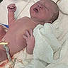 Grayson joined the competition — help win amazing prizes! newborn, baby, hospital, umbilical_cord, medical_clamp, towel, blanket, infant, freshly_born, person, bed, healthcare, clinic, newborn_baby, child, human, skin, lying_down, medical, delivery