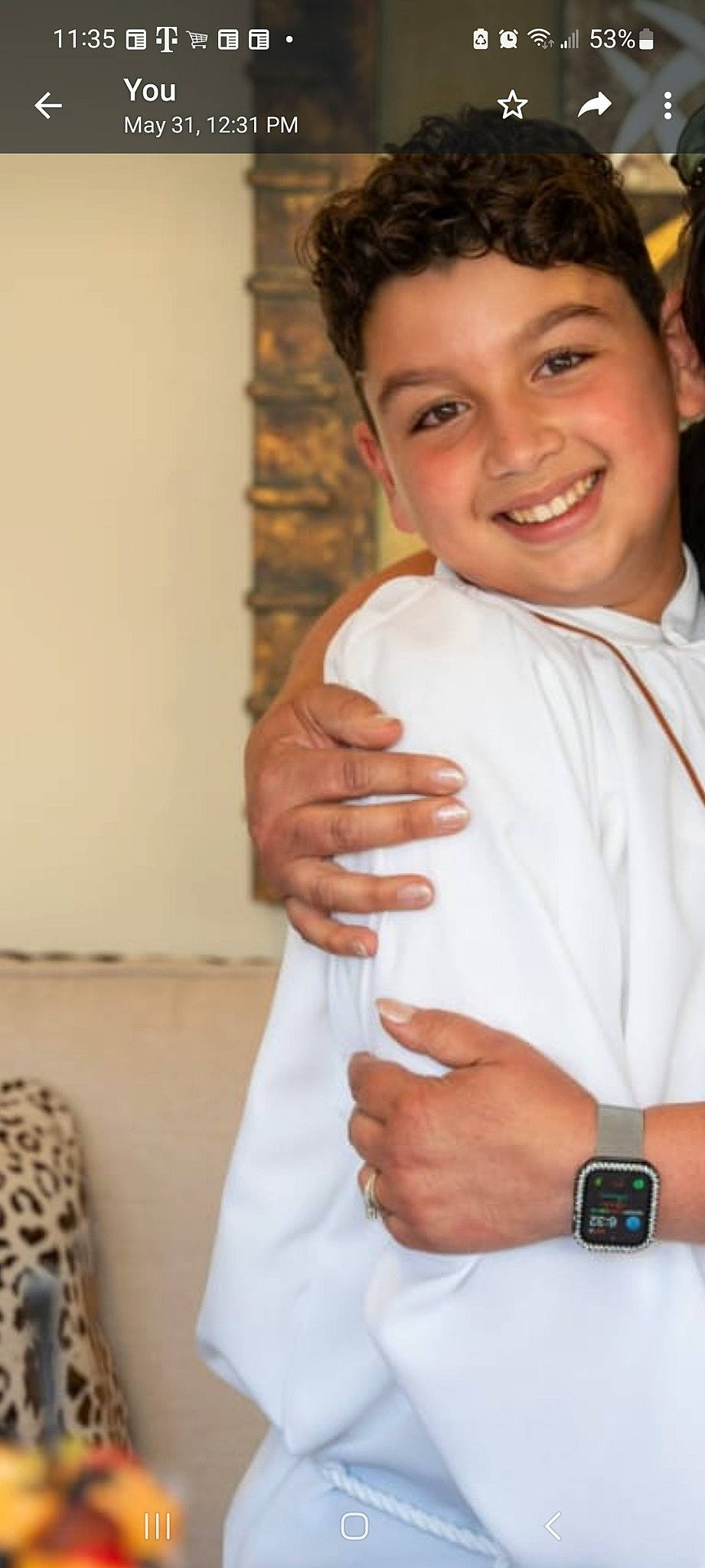 Bryan joined the competition — help win amazing prizes! chest, dress_shirt, event, face, finger, flash_photography, formal_wear, fun, gesture, hand, happy, joy, lip, person, skin, sleeve, smile, tableware, thumb, tie