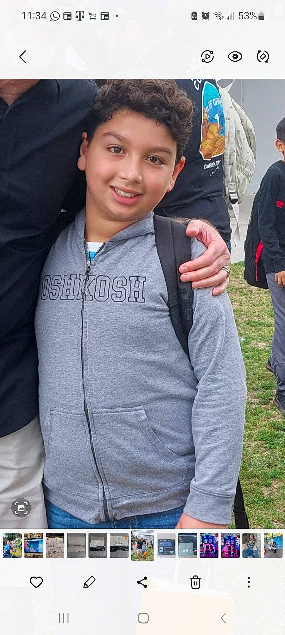 Bryan joined the competition — help win amazing prizes! black_hair, child, denim, electric_blue, event, forehead, formal_wear, fun, gesture, hairstyle, happy, joy, leisure, outerwear, person, portrait_photography, recreation, sleeve, smile, t_shirt