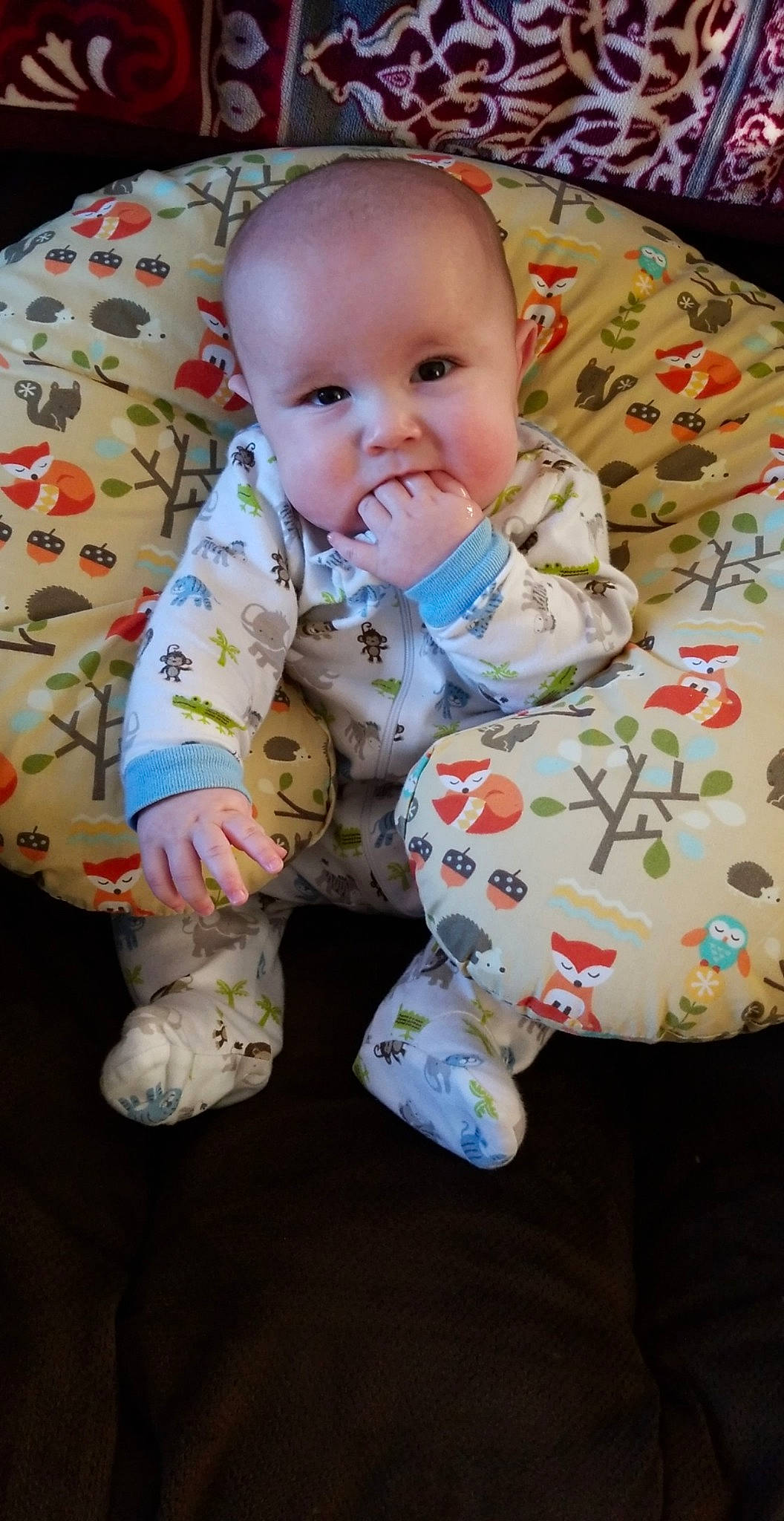 Dillon joined the competition — help win amazing prizes! baby_products, bedtime, child, day, fun, infant, iris, person, play, product, sitting, skin, textile, toddler, toy