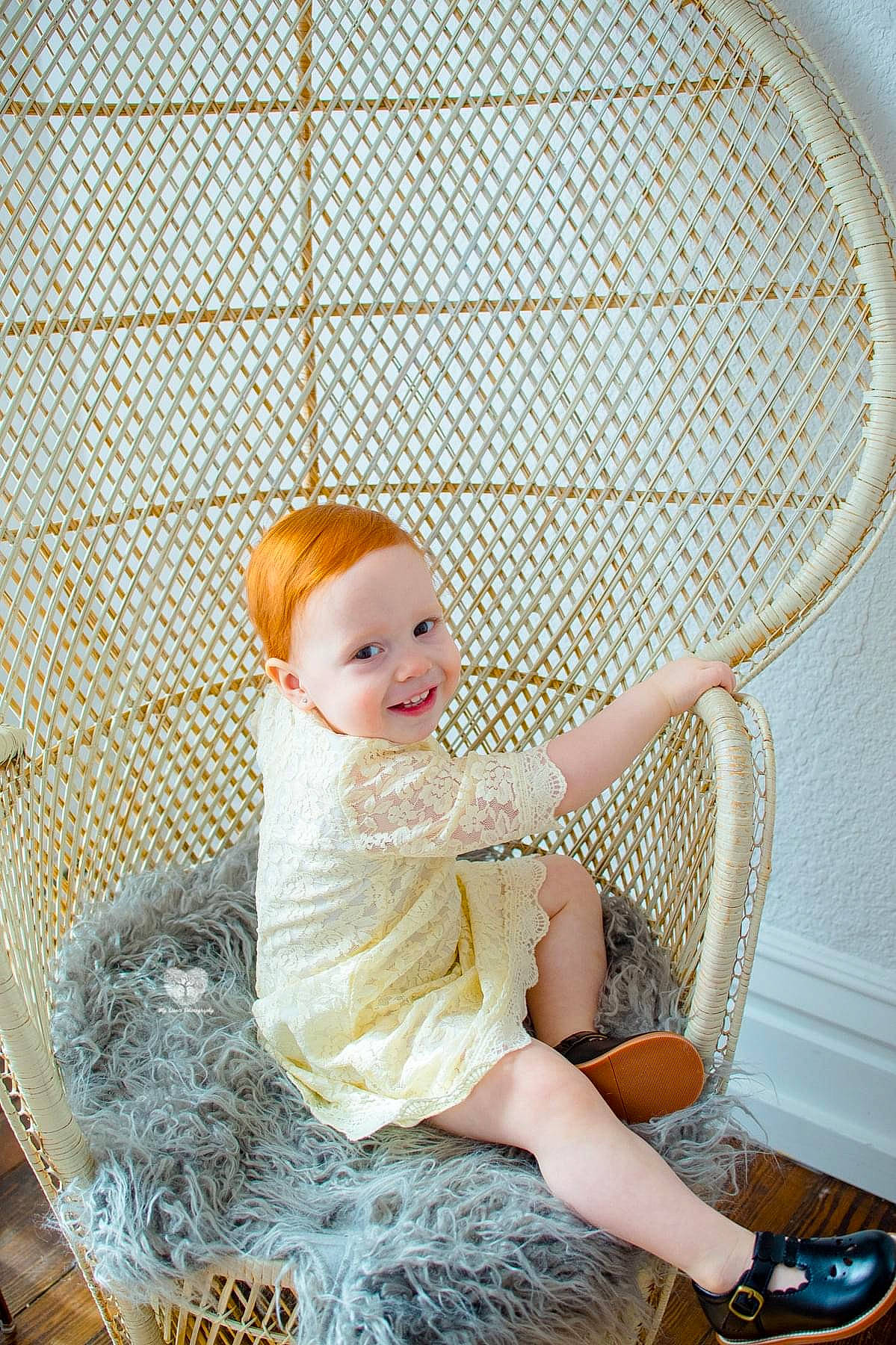 Avery joined the competition — help win amazing prizes! baby, baby_toddler_clothing, beauty, blue, chair, child, circle, comfort, fashion_accessory, grass, joy, leg, mesh, pattern, person, product, sandal, sitting, textile, toddler