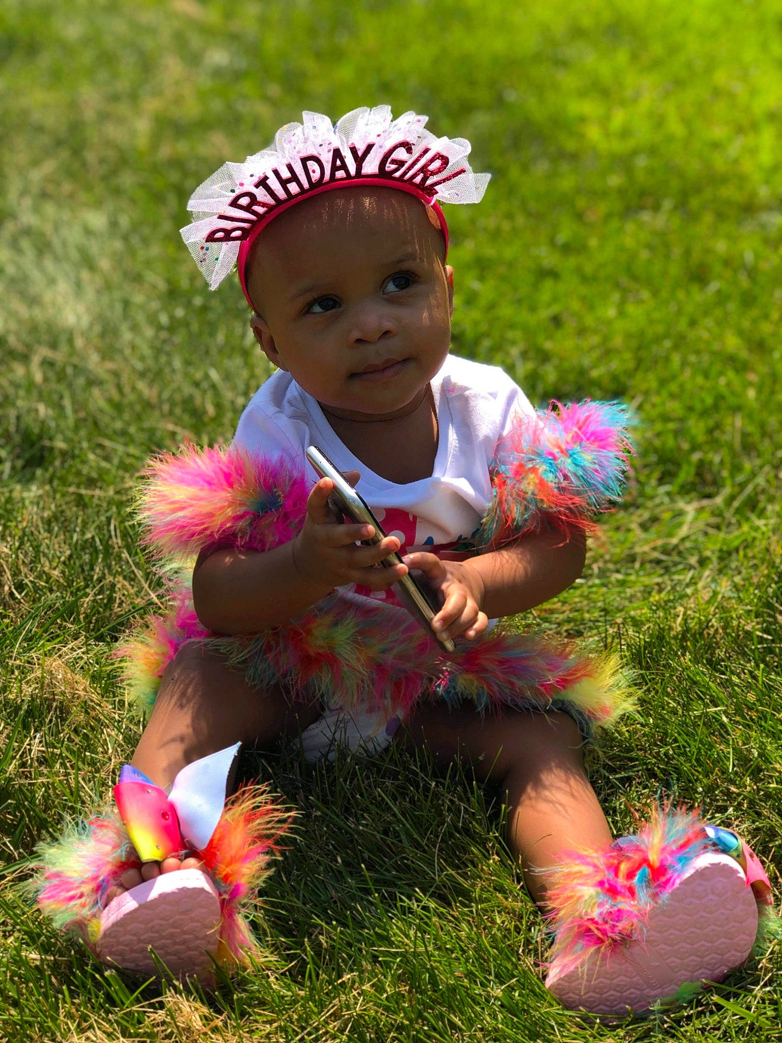 Aubrey is registered to the contest to win money with this photo: baby, baby_toddler_clothing, child, event, fun, grass, grass_family, happy, lawn, leisure, magenta, meadow, people_in_nature, person, petal, pink, recreation, sandal, shorts, sneakers