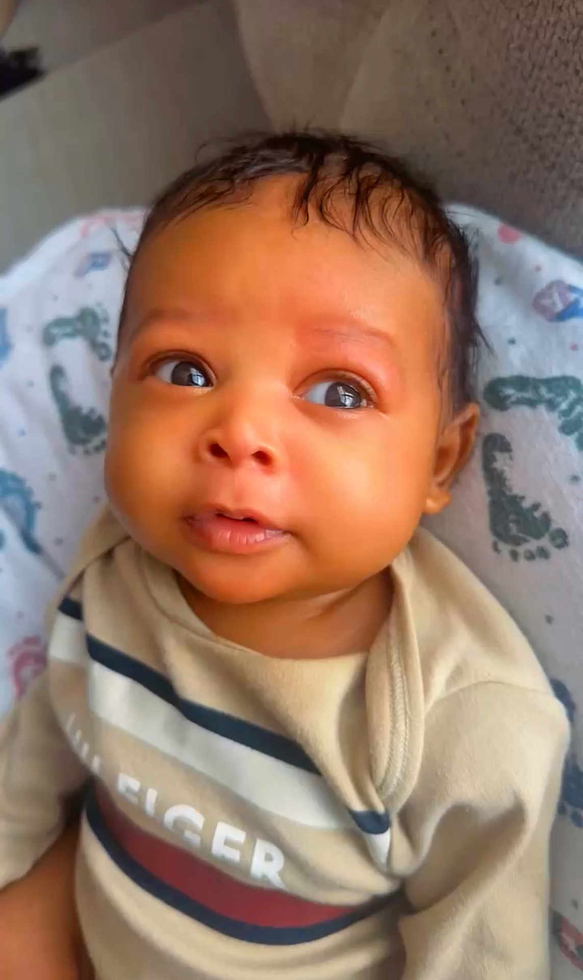 Preston Bradley joined the competition — help win amazing prizes! baby, babylaughing, face, happy, head, person, sad