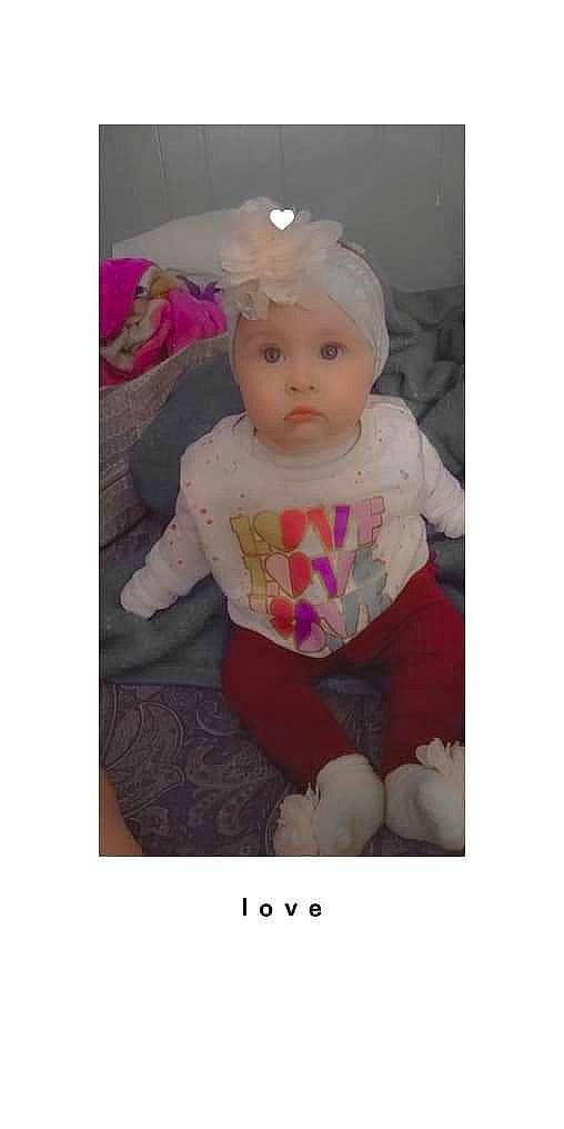 Violet joined the competition — help win amazing prizes! baby, baby_products, baby_toddler_clothing, beanie, cap, cheek, child, eye, face, happy, head, headgear, headwear, magenta, peach, person, pink, selfie, sitting, sleeve