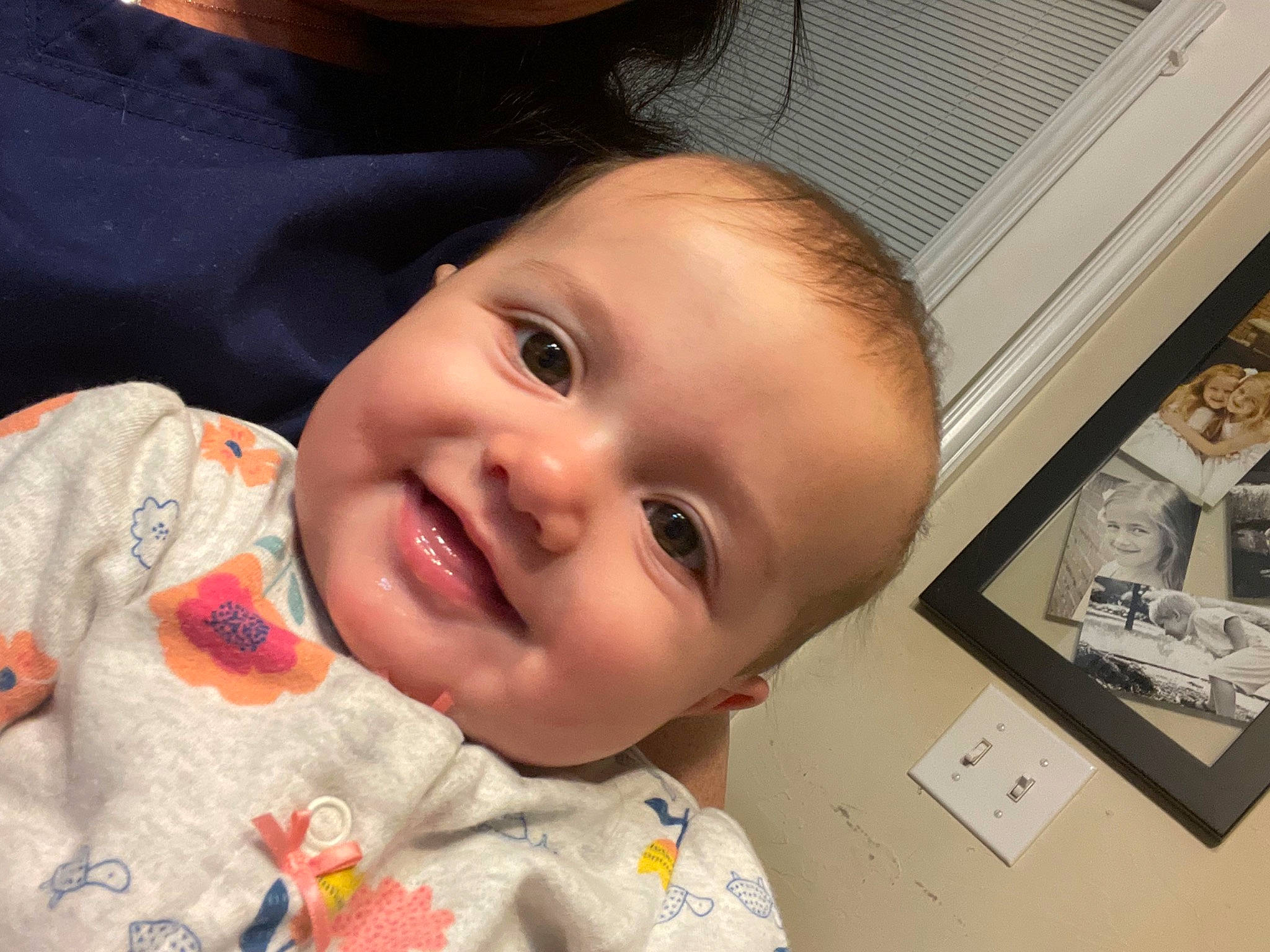 Kenslie joined the competition — help win amazing prizes! baby, baby_toddler_clothing, cheek, chin, eye, eyebrow, facial_expression, forehead, hairstyle, happy, iris, joy, lip, mammal, mouth, nose, organ, person, product, skin