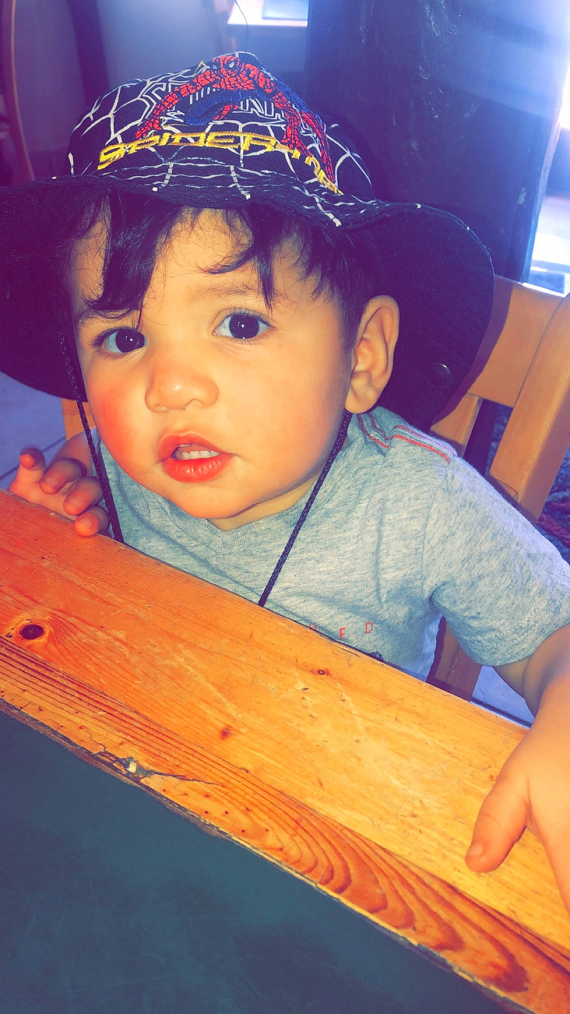 Jesus joined the competition — help win amazing prizes! baby_toddler_clothing, cap, cheek, chin, cool, facial_expression, finger, fun, hair, hairstyle, happy, human, iris, nose, organ, people, person, skin, standing, toddler