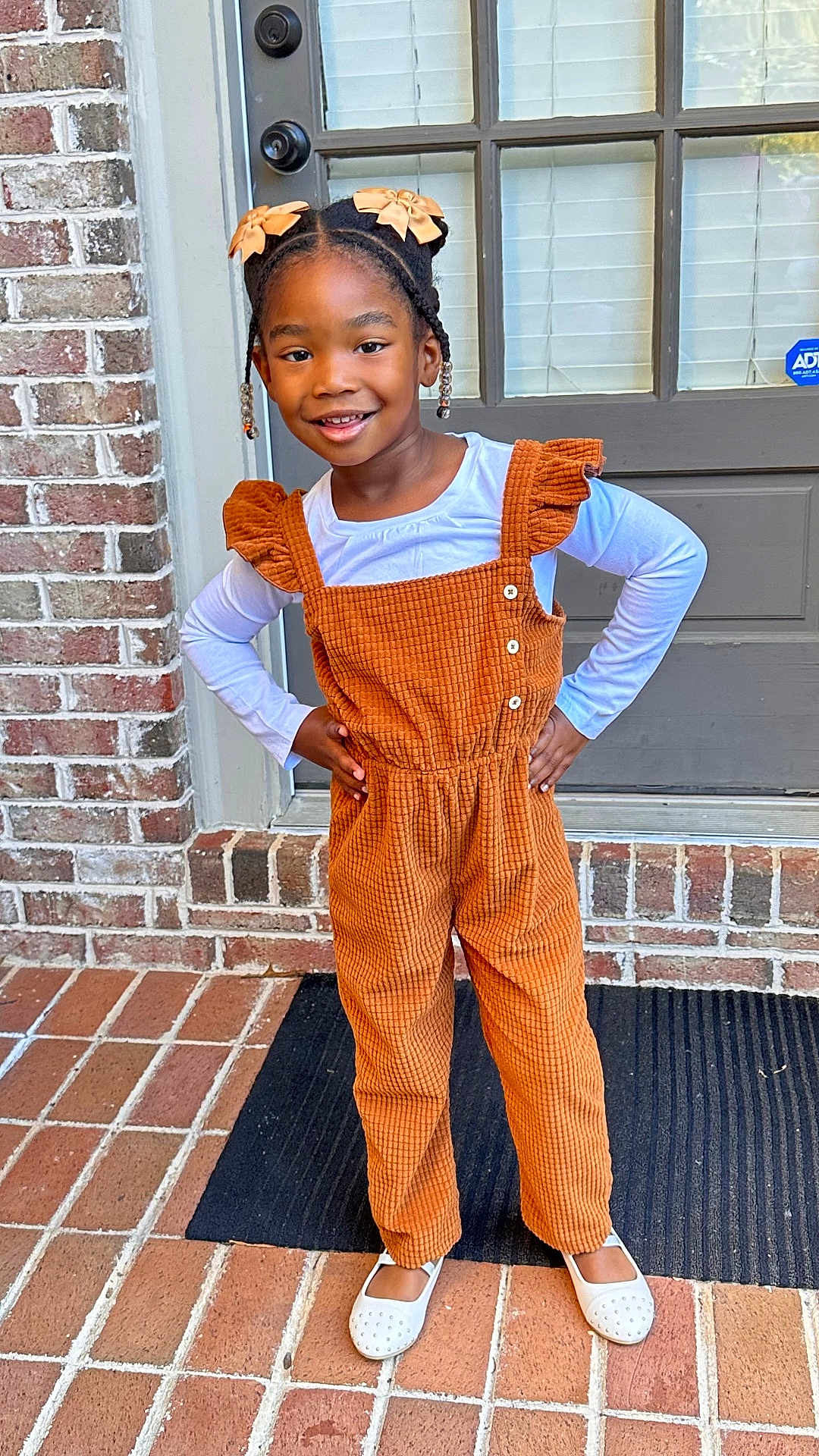 Olivia Ikwuezunma is registered to the contest to win money with this photo: blackhair, child, clothing, dimples, face, female, footwear, girl, hair, happy, head, jeans, pajamas, pants, person, sitting, sleeve, smile, standing, student