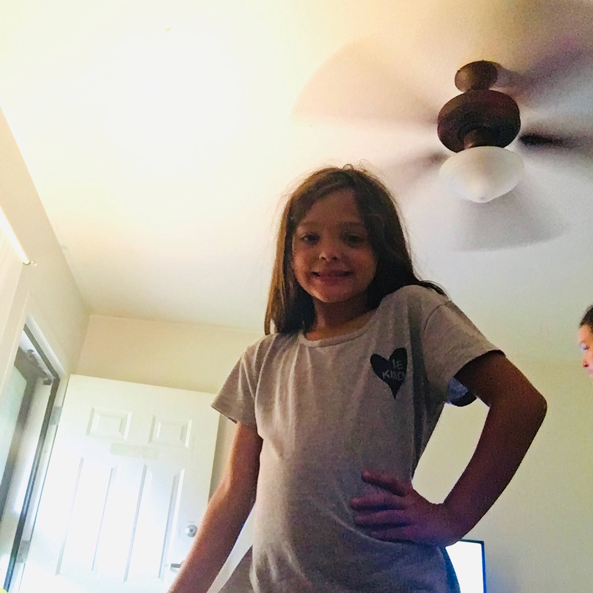 Avalynn is registered to the contest to win money with this photo: beauty, ceiling, elbow, event, flash_photography, flooring, fun, gesture, happy, human_leg, interior_design, joint, joy, person, shoulder, sleeve, smile, standing, t_shirt, thigh