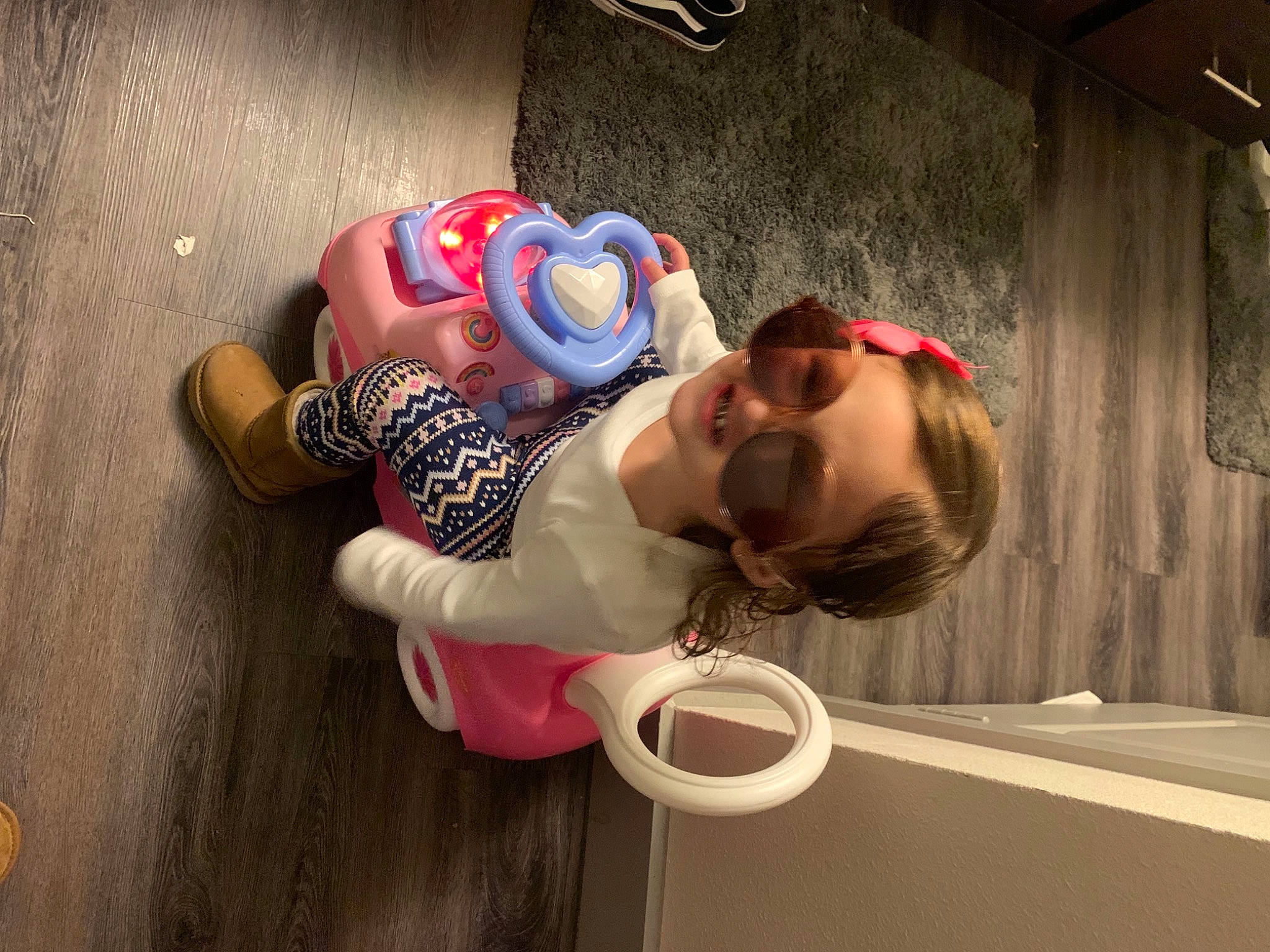 Analee Snow joined the competition — help win amazing prizes! baby, baby_products, baby_toddler_clothing, child, cool, elbow, eyewear, flooring, fun, goggles, happy, human_leg, leisure, person, personal_protective_equipment, play, room, sunglasses, toddler, vacation