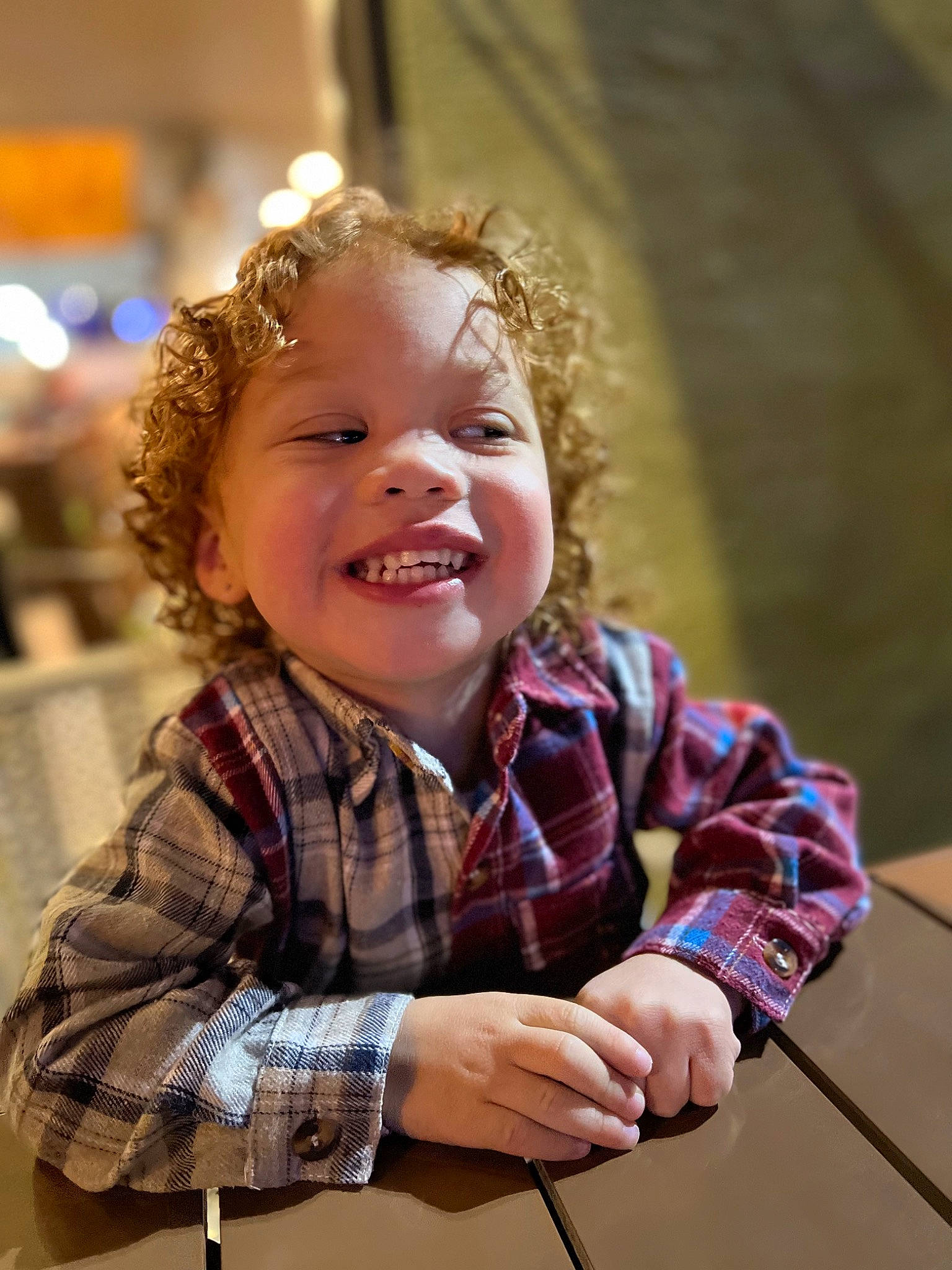 Nala joined the competition — help win amazing prizes! blond, cheek, child, fun, happy, iris, joy, laugh, leisure, lip, nose, pattern, person, plaid, plant, sitting, skin, smile, tartan, toddler