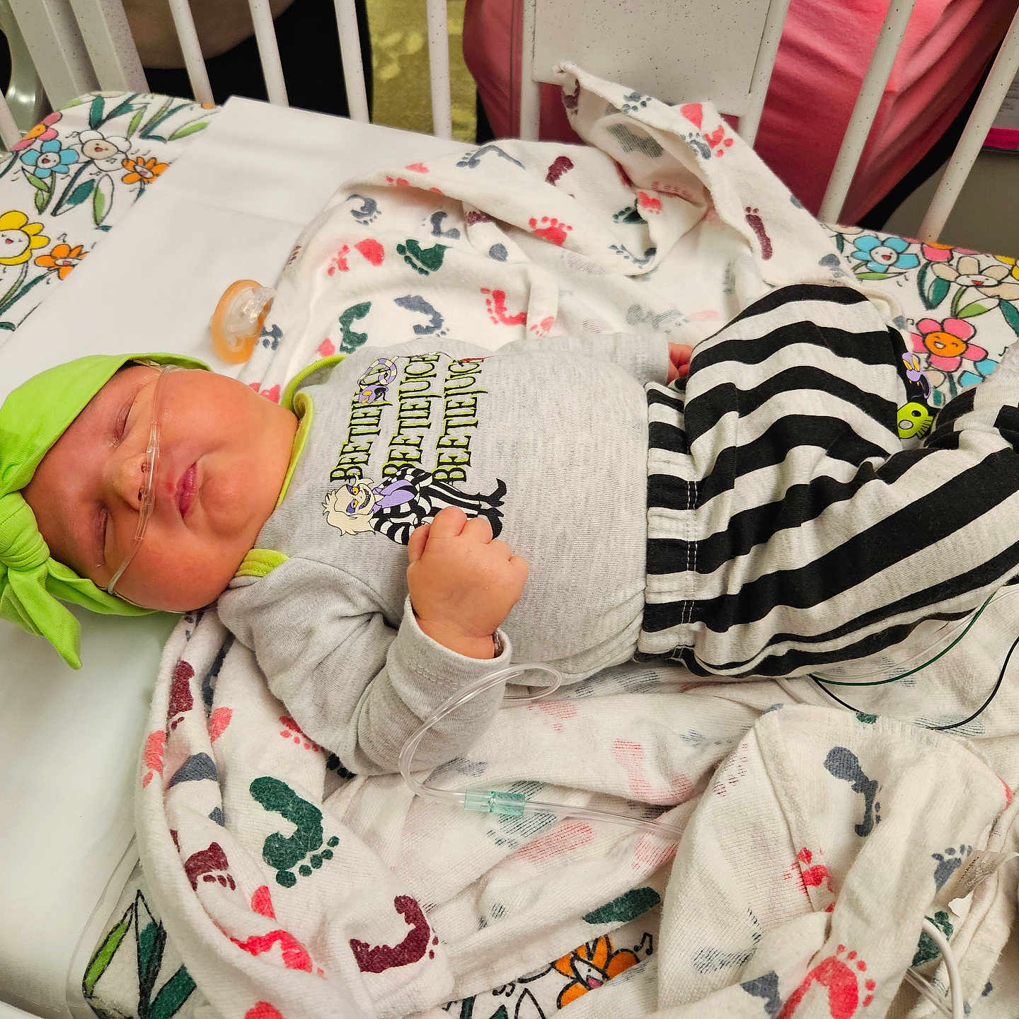 Klara joined the competition — help win amazing prizes! architecture, baby, bed, blanket, bonnet, building, cap, clothing, crib, face, furniture, glove, hat, head, hospital, infantbed, newborn, person, photography, portrait