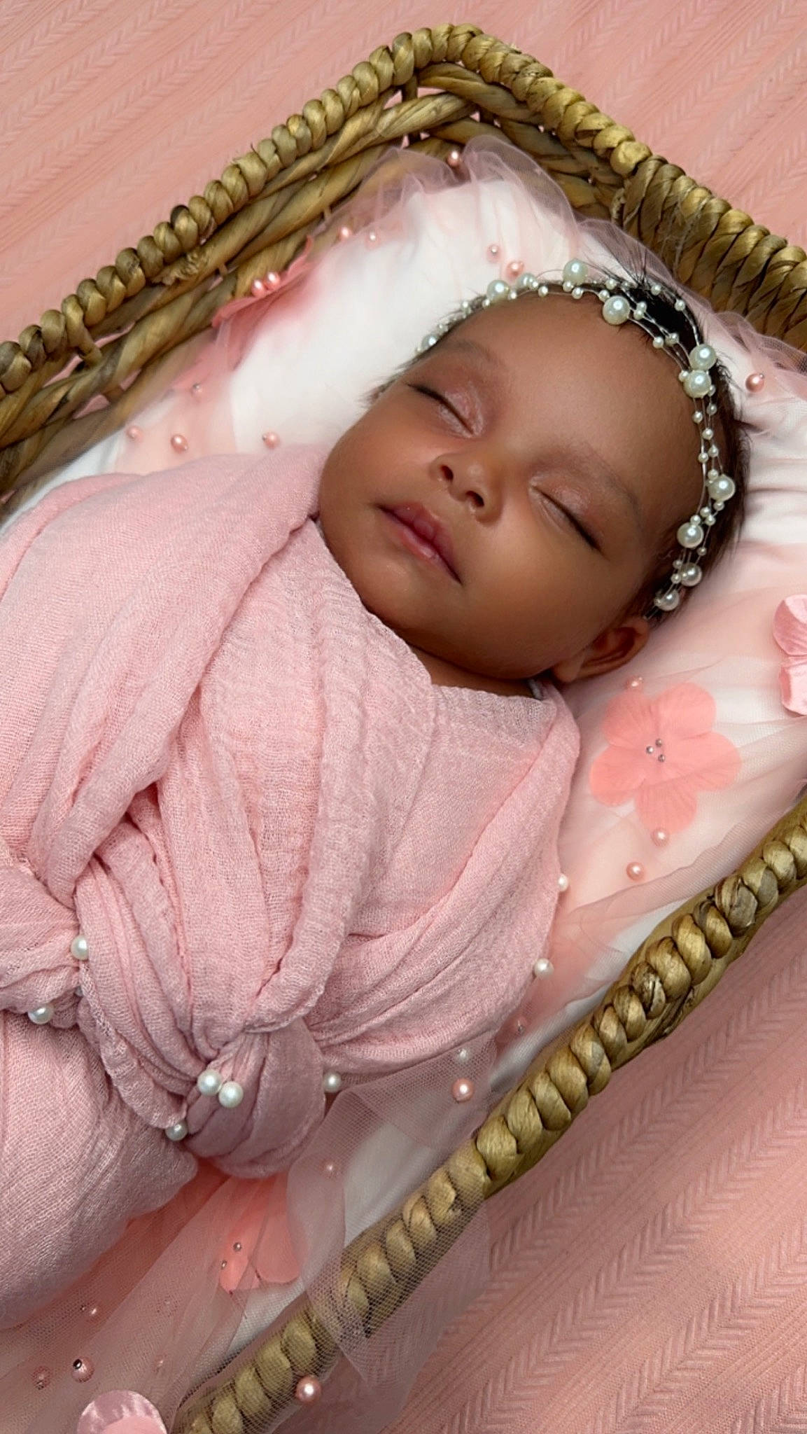 Myla joined the competition — help win amazing prizes! baby, baby_products, baby_safety, baby_sleeping, baby_toddler_clothing, cheek, child, comfort, eyebrow, eyelash, fashion_accessory, happy, human_body, infant_bed, iris, jewellery, person, pink, textile, toddler