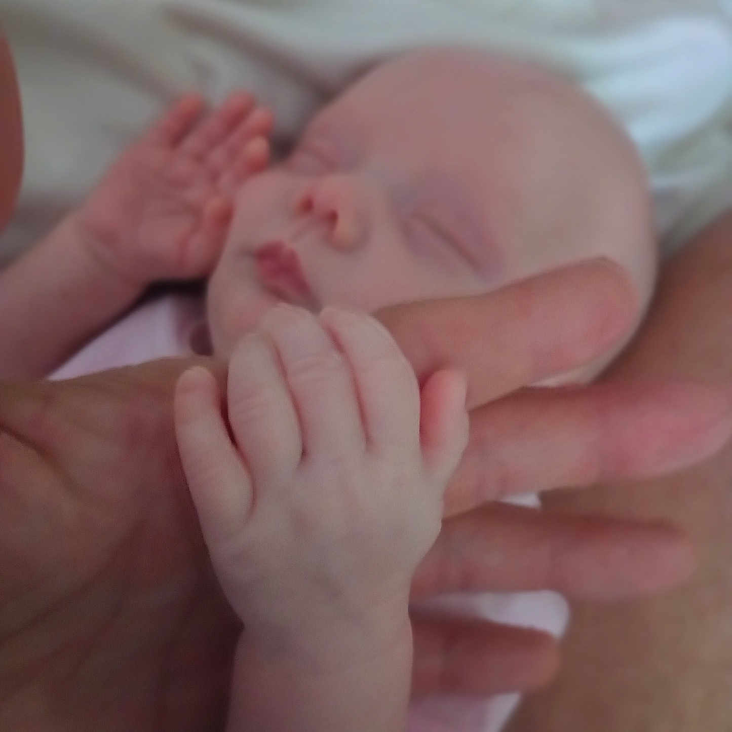 October is registered to the contest to win money with this photo: accessories, baby, bed, bedroom, blanket, bodypart, face, finger, furniture, hand, head, indoors, jewelry, newborn, person, photography, portrait, room, sleeping, wrist