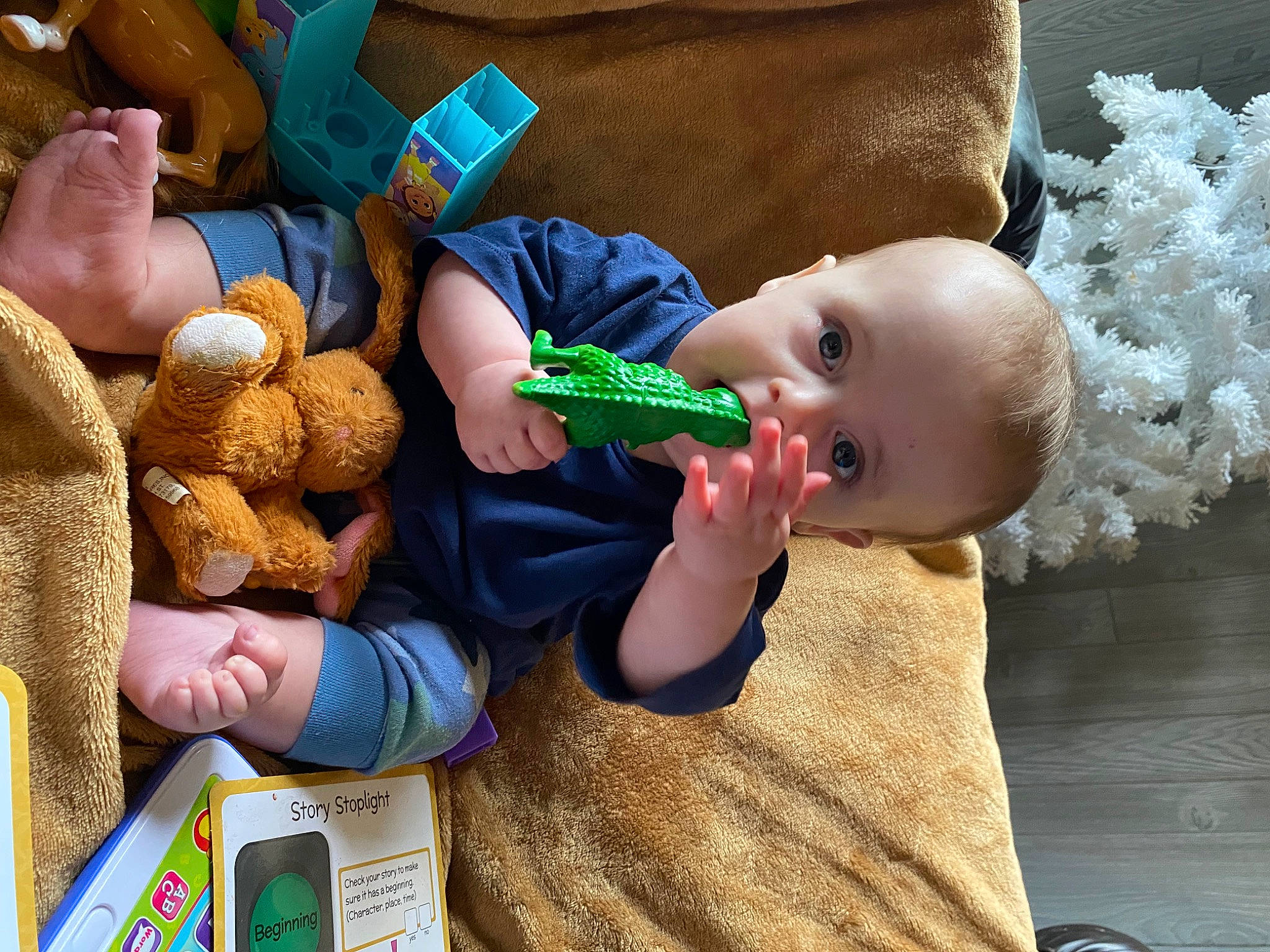Brian is registered to the contest to win money with this photo: baby, baby_products, baby_toddler_clothing, baby_toys, cheek, child, comfort_food, fun, happy, junk_food, local_food, natural_foods, person, play, room, sitting, stuffed_toy, thumb, toddler, toy