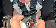 Wilson joined the competition — help win amazing prizes! baby, car_seat, child, clothing, cute, expression, fashion, footwear, infancy, infant, leather, person, portrait, restraint, safety, seat, seatbelt, summer, sunglasses, sunlight