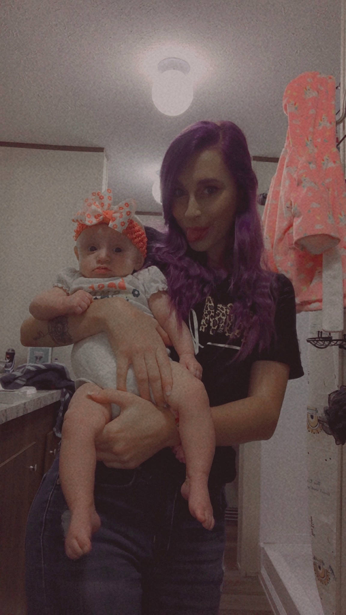 Zaylynn joined the competition — help win amazing prizes! abdomen, baby, child, flesh, head, headwear, leg, person, pink, room, sitting, skin, toddler