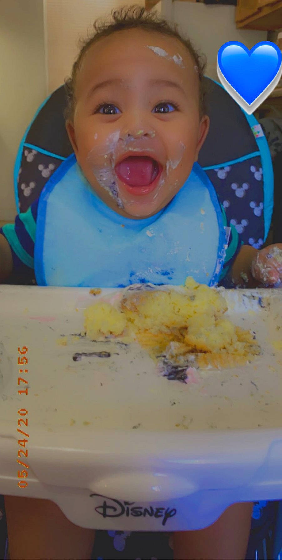 Amir is registered to the contest to win money with this photo: baby, baby_food, cheek, child, eating, food, person, smile, sweetness, toddler