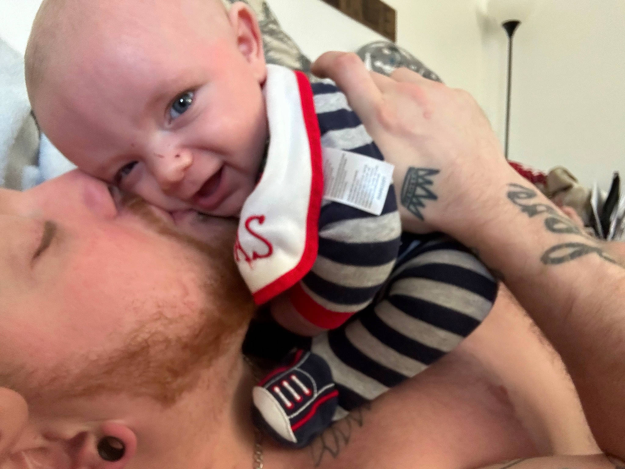 Bentley is registered to the contest to win money with this photo: baby, cheek, ear, eyebrow, eyelash, finger, gesture, hairstyle, hand, happy, lip, mouth, muscle, nail, neck, nose, person, skin, smile, thumb