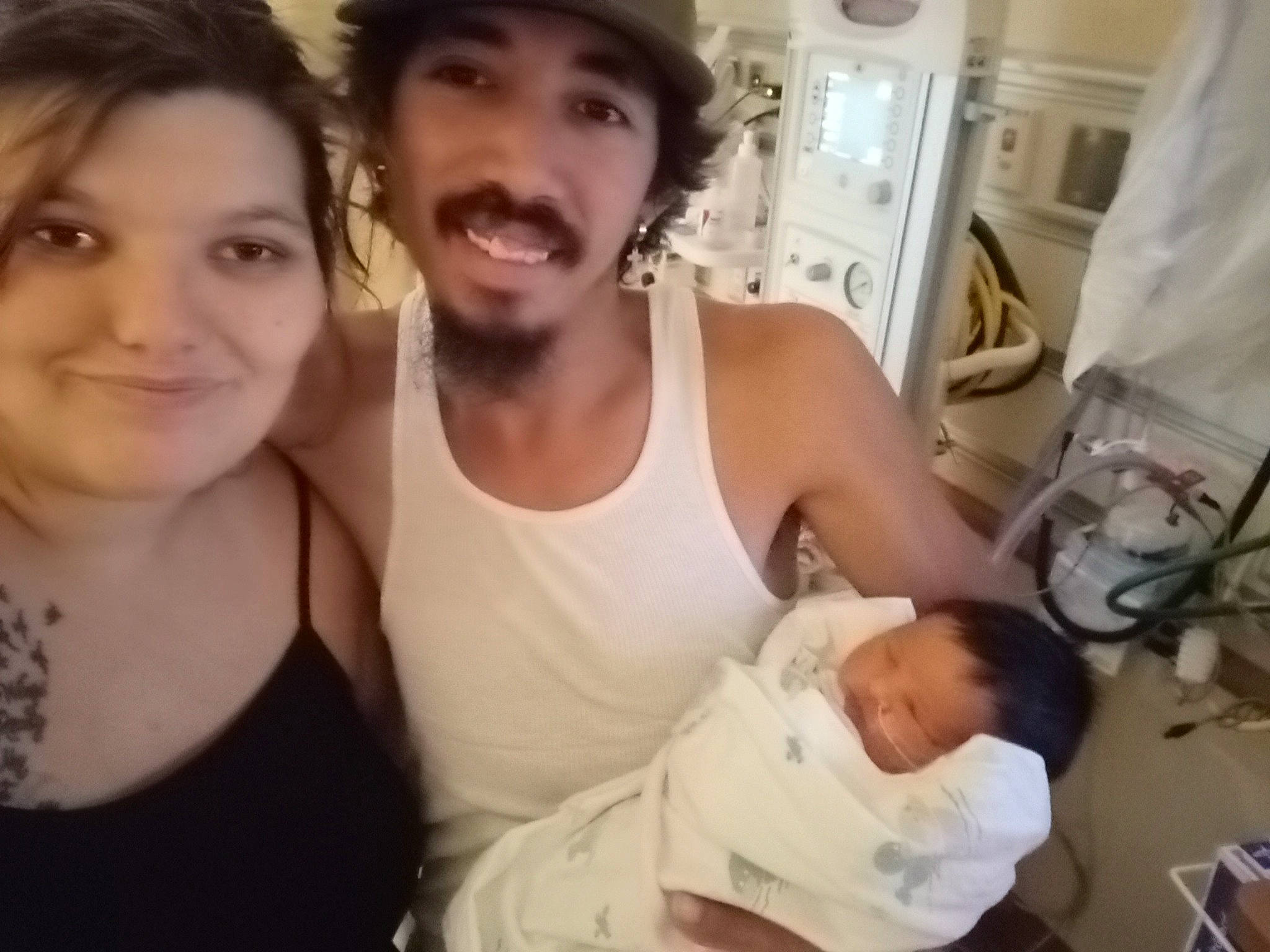 Vani is registered to the contest to win money with this photo: abdomen, baby, baseball_cap, cap, chest, child, comfort, event, face, gesture, happy, hat, headwear, health_care, jewellery, joy, kitchen_appliance, person, selfie, smile